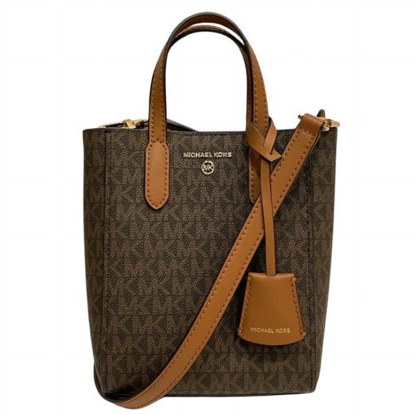 Michael Kors Michael Kors Mk Signature Pvc 2Way Bag Canvas Shoulder Bag 32T1G5Sc0B in Black, Women's