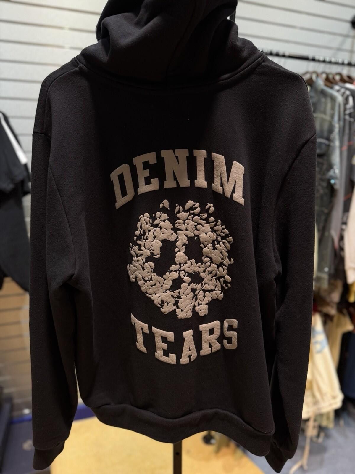 DENIM TEARS Size (XXL) Denim Tears Zip Up Hoodie Black Rare Size US XXL / EU 58 / 5 - 4 Thumbnail