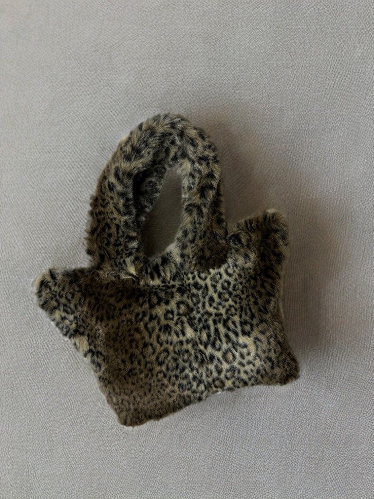 Japanese Brand × Vintage Bag hobo hand tote shoulder fluffy panther leopard Size ONE SIZE - 2 Thumbnail