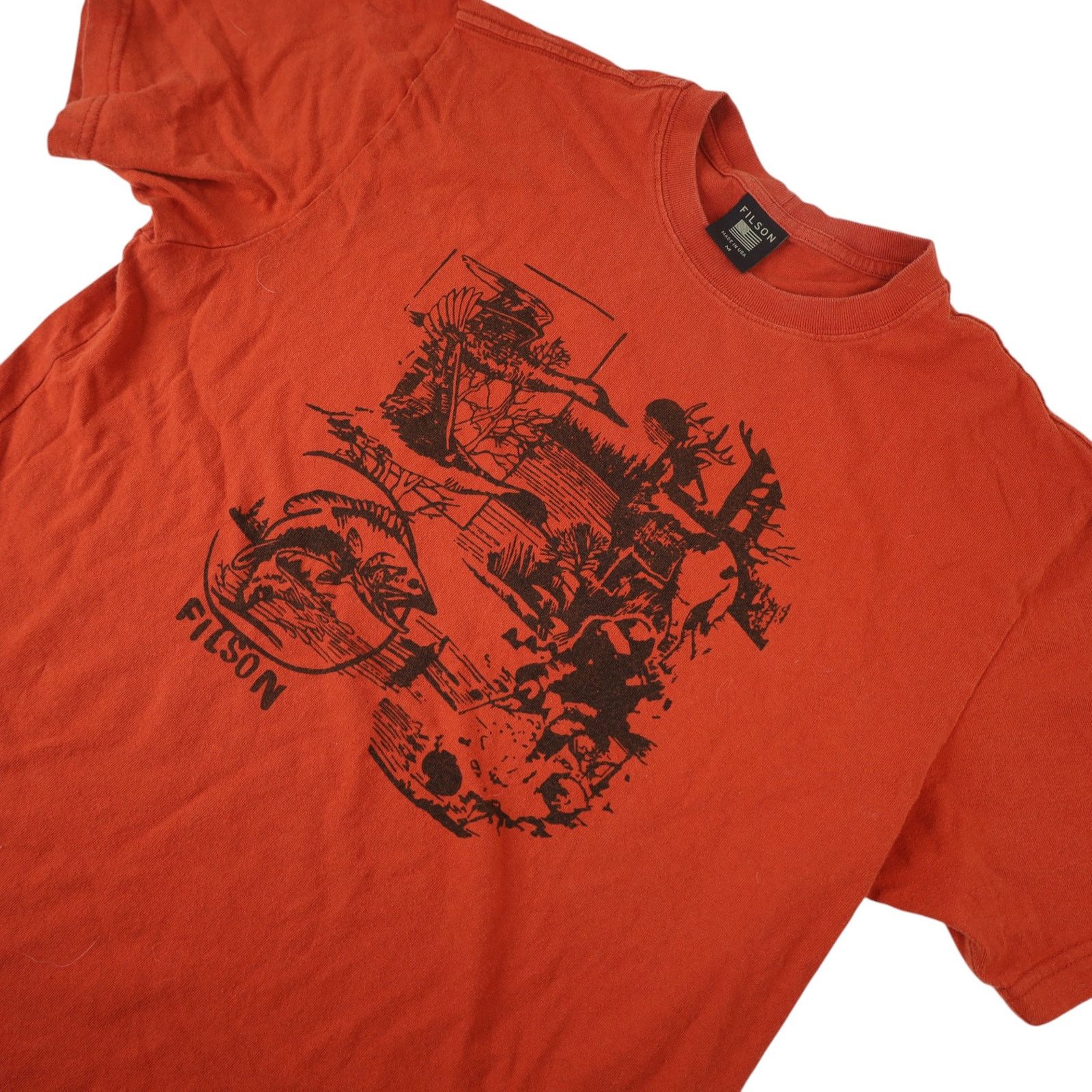 Filson Filson Outdoors Woodsman Graphic T Shirt Size US M / EU 48-50 / 2 - 2 Thumbnail