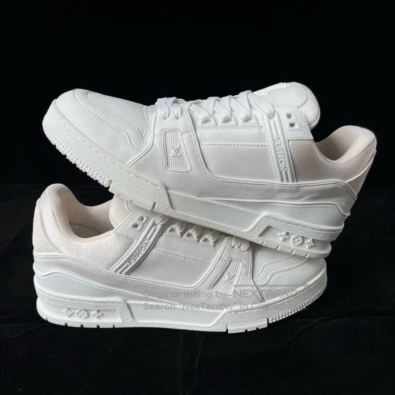 Louis Vuitton Louis Vuitton Trainer Pure White Board Shoes Size US 9 / EU 42 - 3 Thumbnail