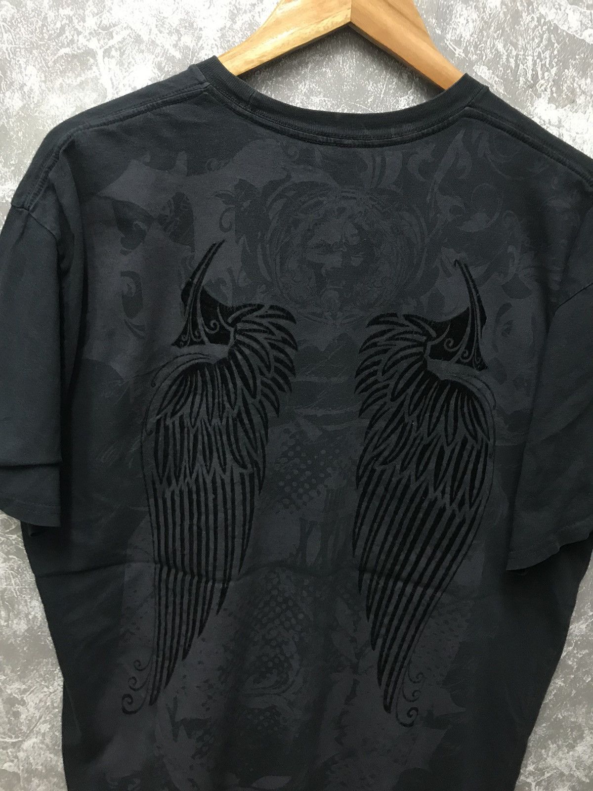 Affliction × Ed Hardy × Southpole Chemistry Affliction Eagle Wings Y2K Graphic Tee Size US XL / EU 56 / 4 - 7 Thumbnail