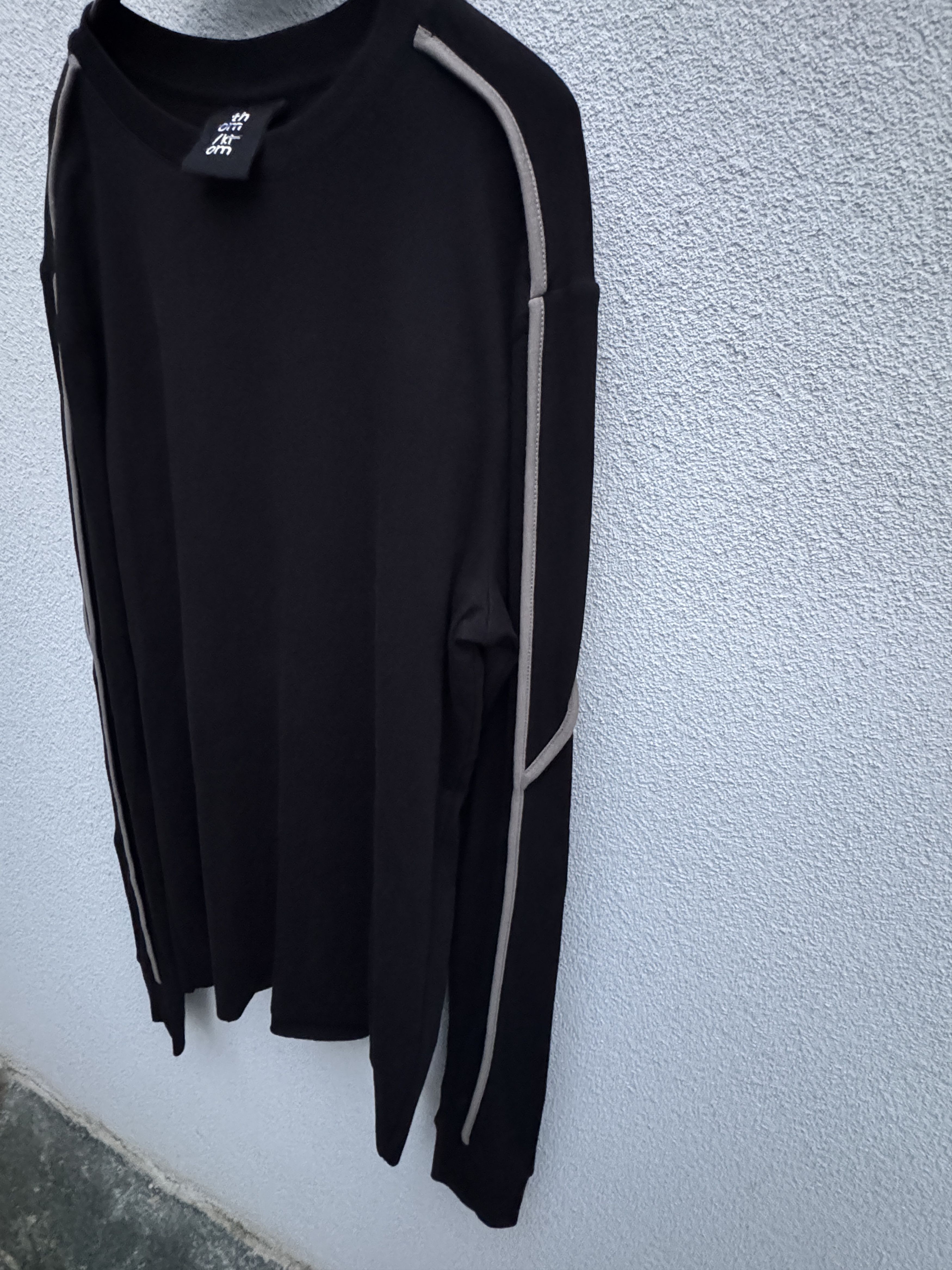 Thom Krom Thom Krom Black Longsleeve Cotton Sweater M Size US M / EU 48-50 / 2 - 6 Thumbnail