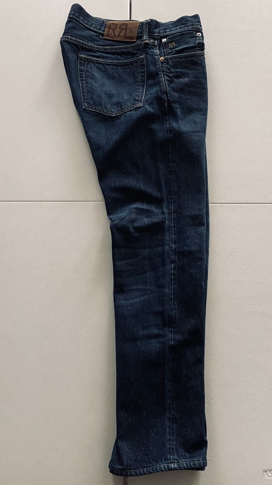 RRL Ralph Lauren RRL Slim Fit American Selvedge Still Water Wash 2 Jeans 32 Size US 32 / EU 48 - 6 Thumbnail
