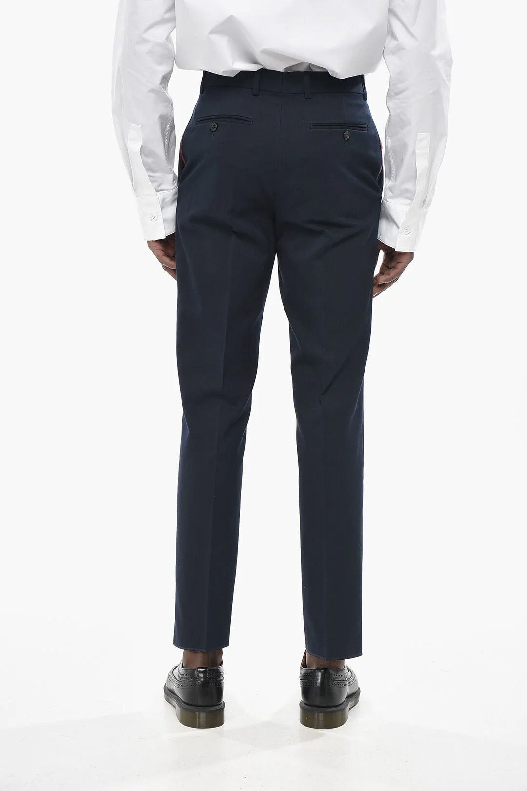 Gucci og1mm0426 Cotton Chino Pant in Blue Size US 30 / EU 46 - 2 Thumbnail
