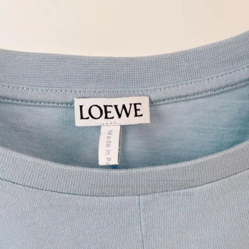 Loewe Loewe Summer Blue Cotton Short Sleeve T-Shirt . Size S / US 4 / IT 40 - 5 Thumbnail