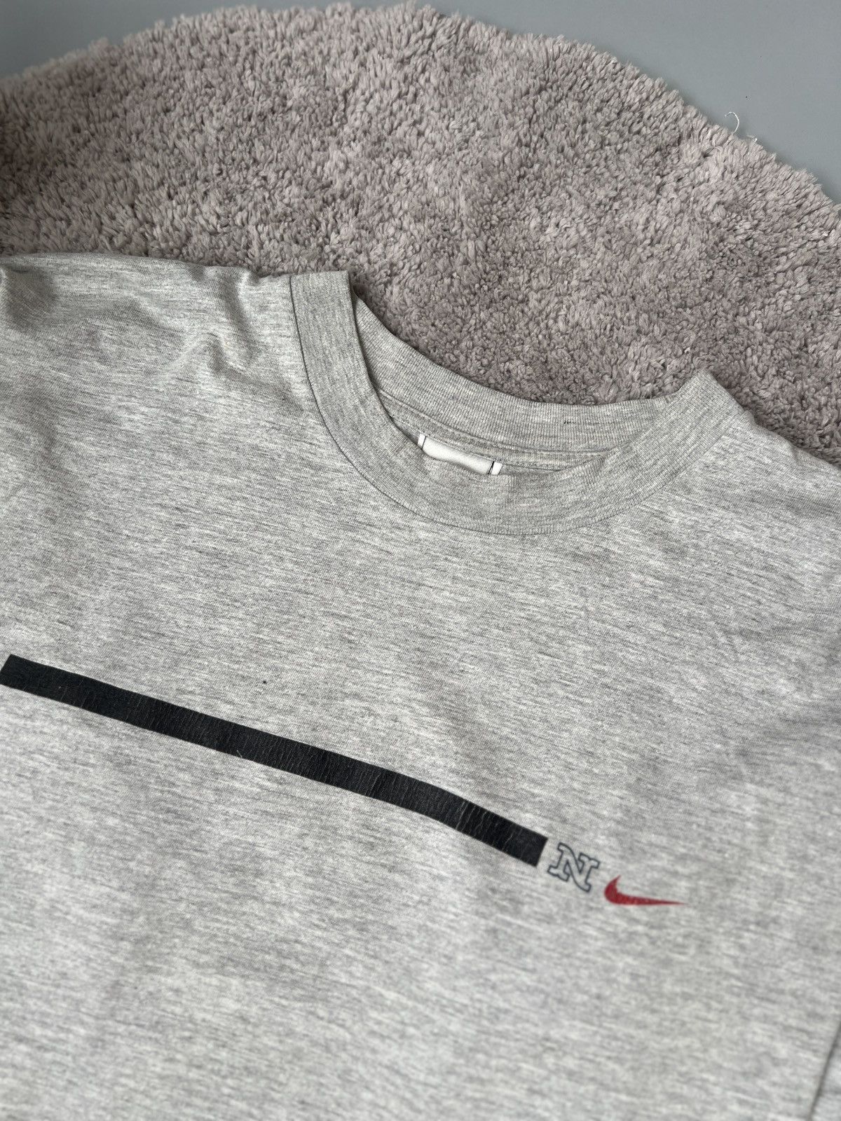 Nike × Vintage Vintage Nike T-shirt Big Centre Logo Size US XL / EU 56 / 4 - 2 Thumbnail