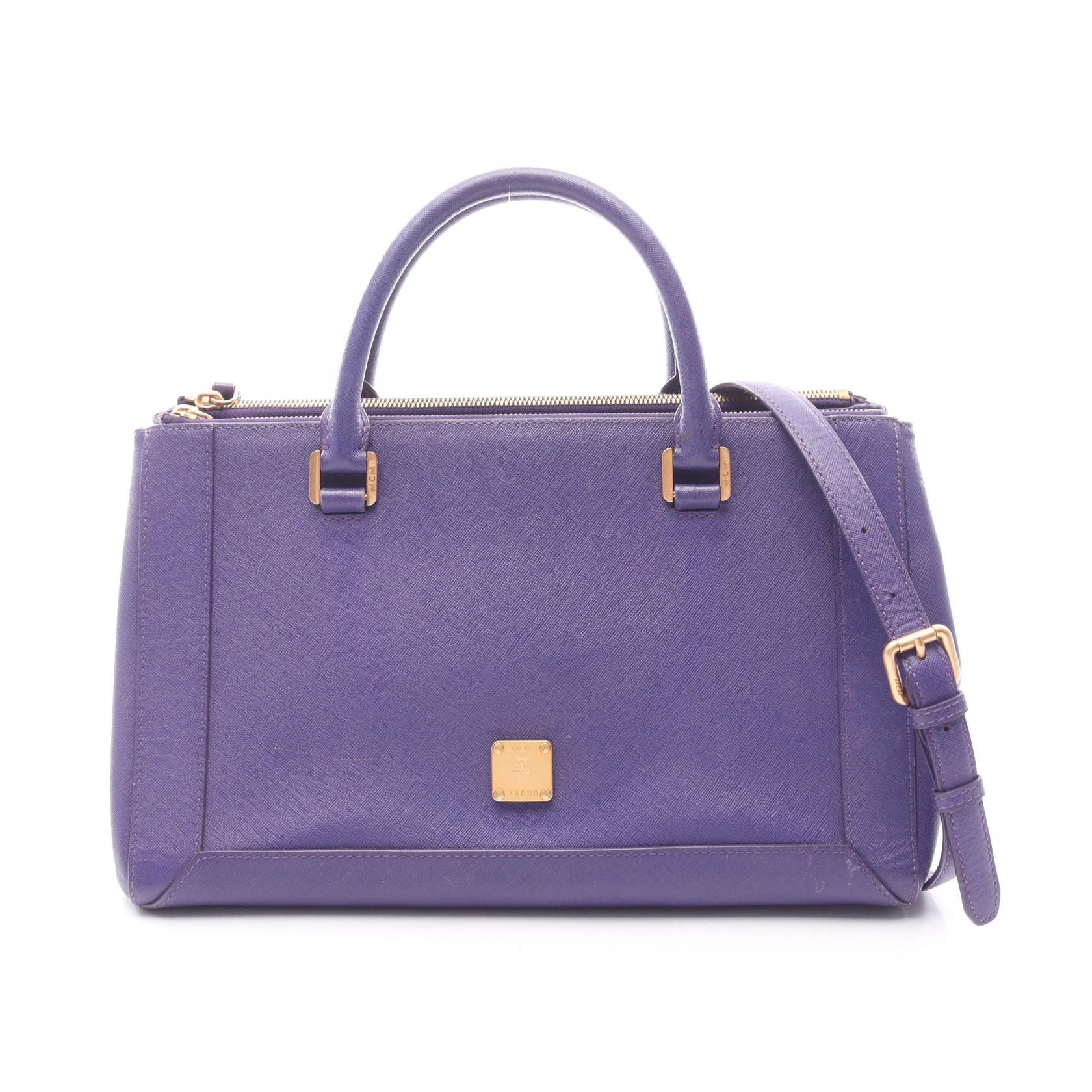 MCM MCM MCM Nuovo Leather 2way Handbag Leather Handbag DUTY FREE for USA Size ONE SIZE - 1 Thumbnail