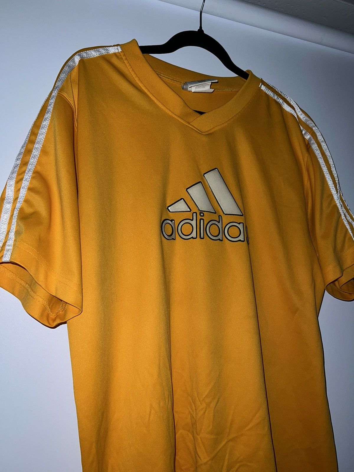Adidas × Vintage Vintage Adidas Soccer Style Shirt Size US L / EU 52-54 / 3 - 3 Thumbnail