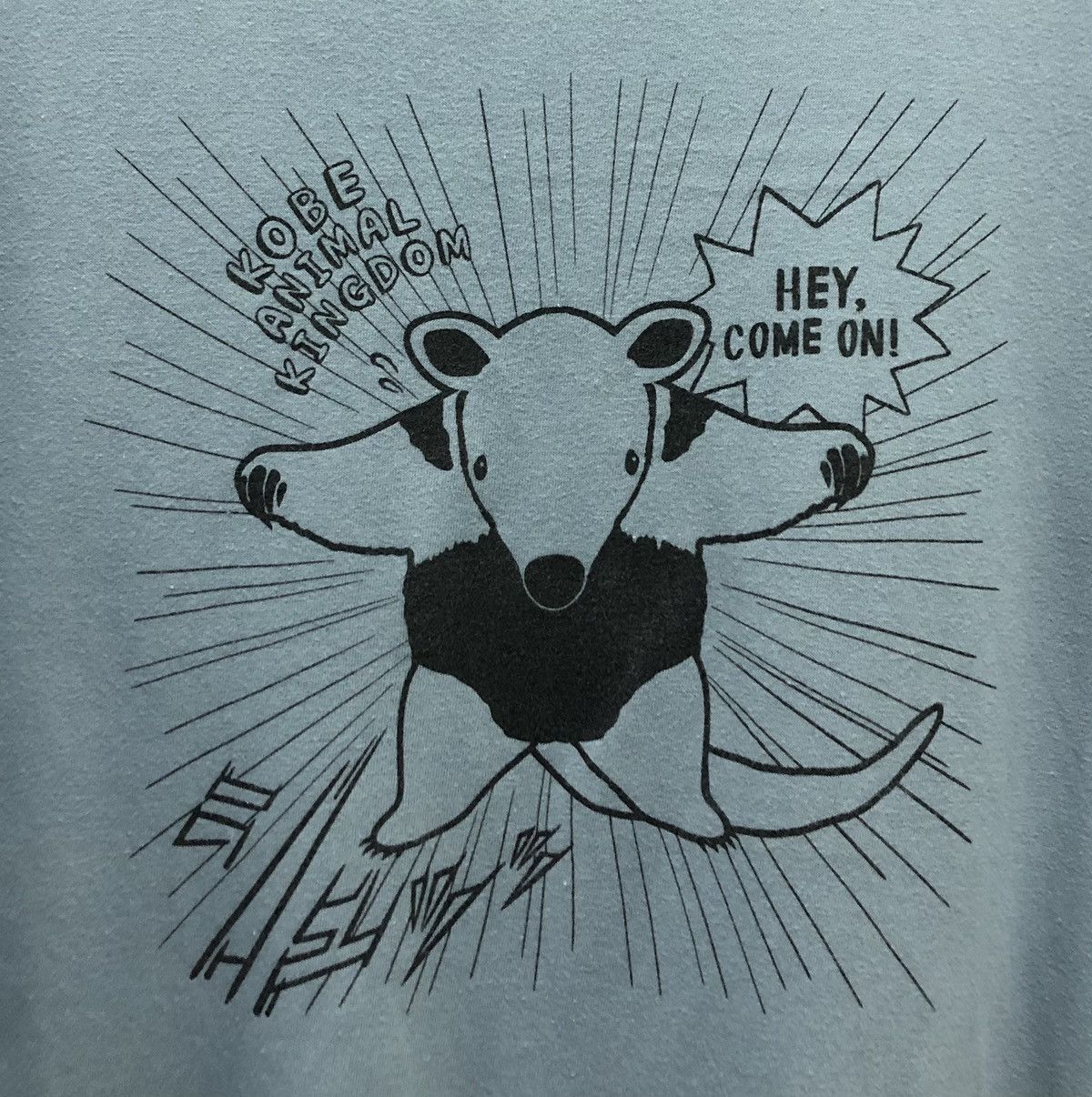 Vintage Vintage Kobe Animal Kingdom Hey,Come On T-Shirt Size US L / EU 52-54 / 3 - 3 Thumbnail