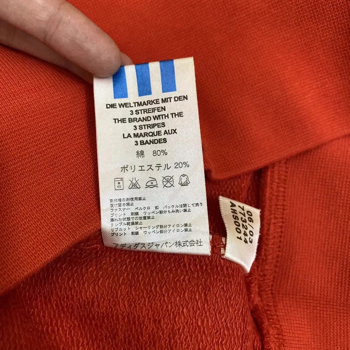 Adidas ADIDAS ORIGINALS TREFOIL Double Sided Orange Sweatshirt Size L / US 10 / IT 46 - 6 Thumbnail