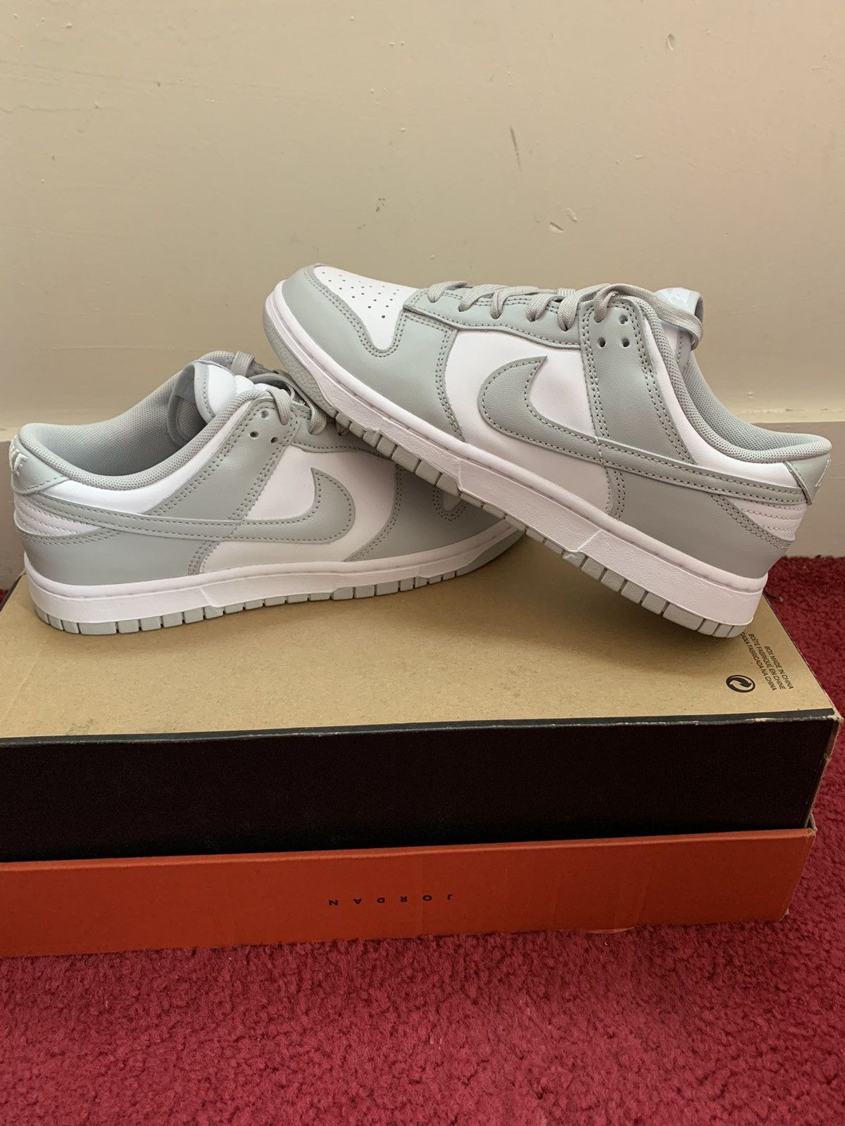Nike Nike Dunk Low “Grey Fog” Size US 9 / EU 42 - 7 Thumbnail