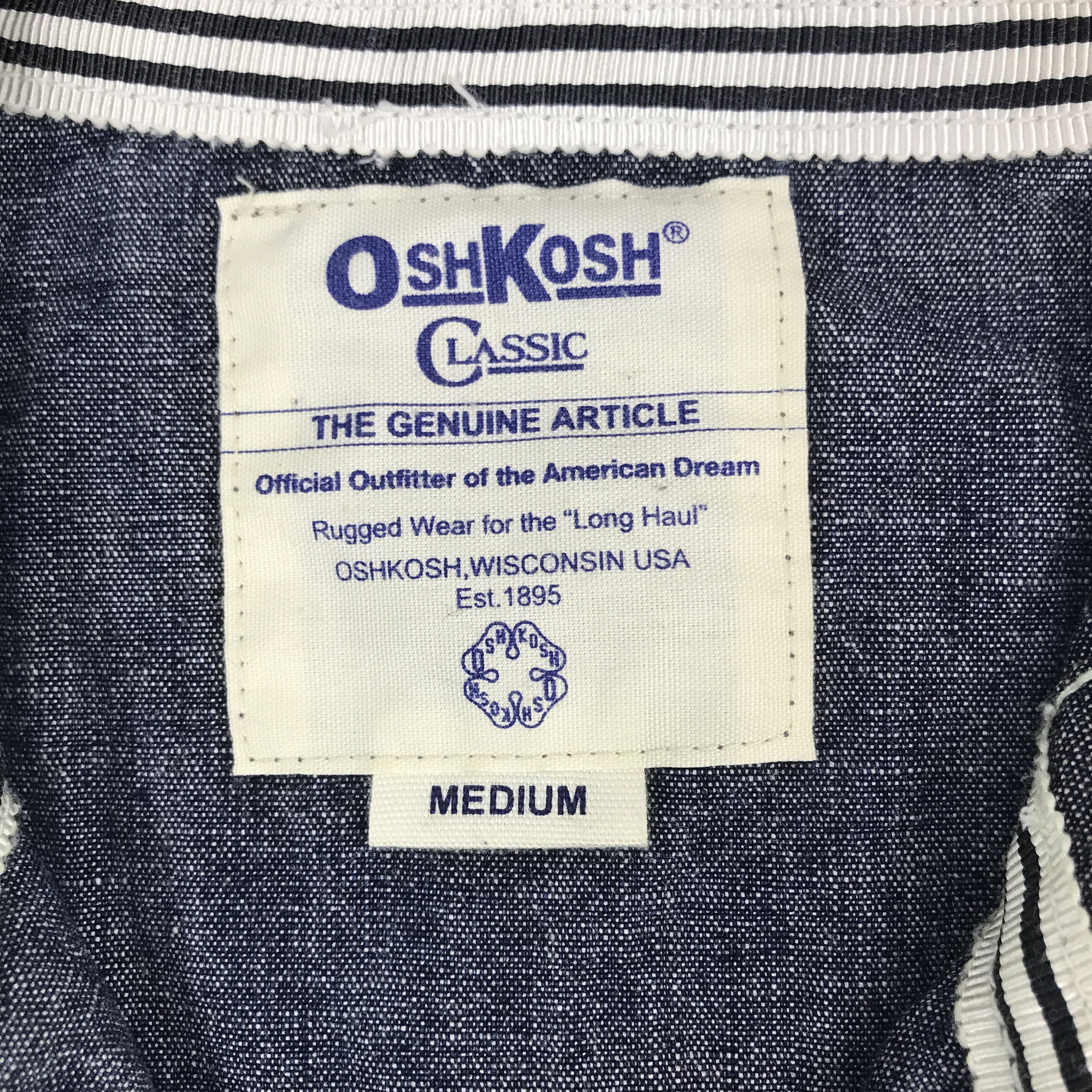 Oshkosh × Vintage Vintage OshKosh Classic Denim hoodies Jacket Size US M / EU 48-50 / 2 - 8 Thumbnail