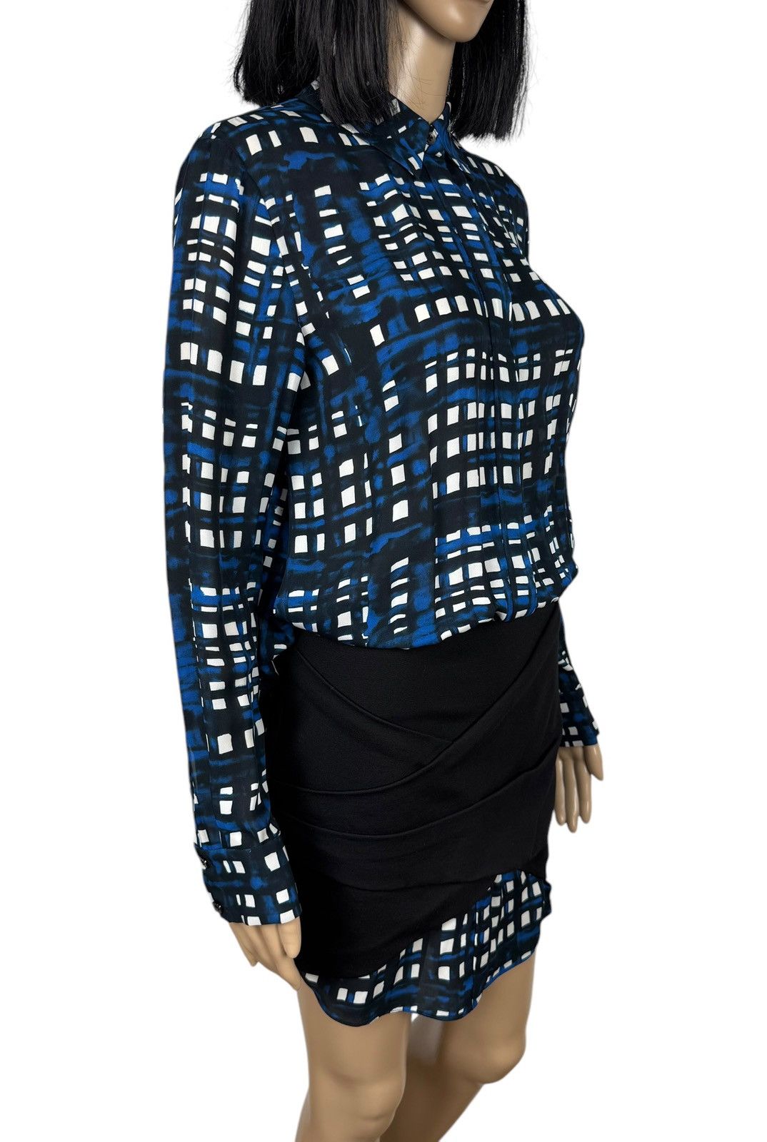 THAKOON Thakoon Addition Plaid Silk Mini Dress size 0 Size XS / US 0-2 / IT 36-38 - 5 Thumbnail