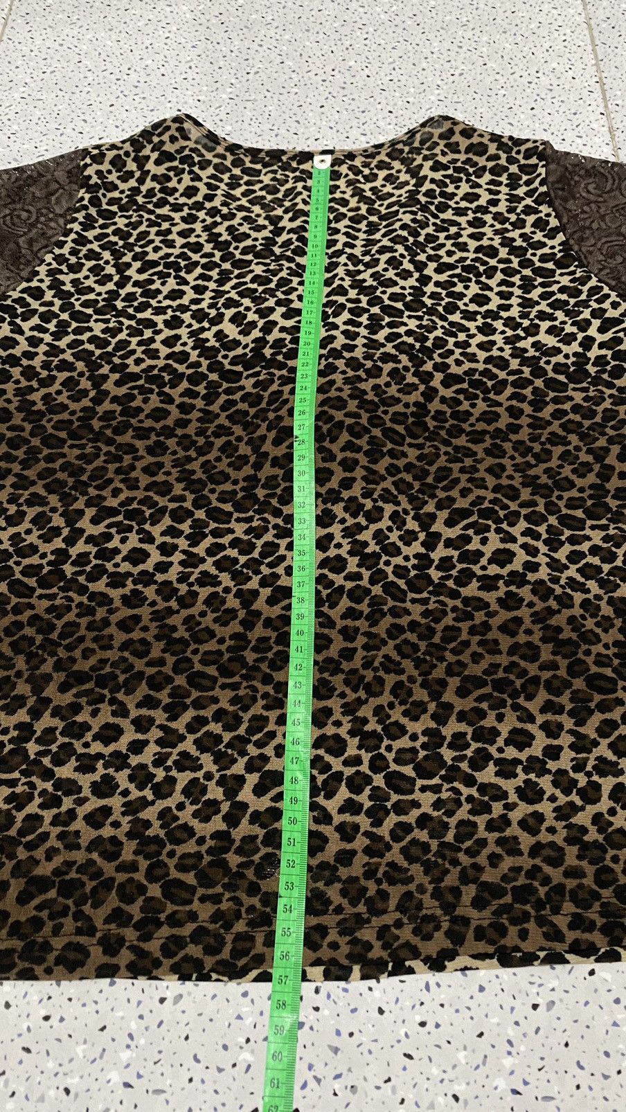 Japanese Brand Y2K Leopard Pattern Blouse Tops Women Size M / US 6-8 / IT 42-44 - 18 Thumbnail