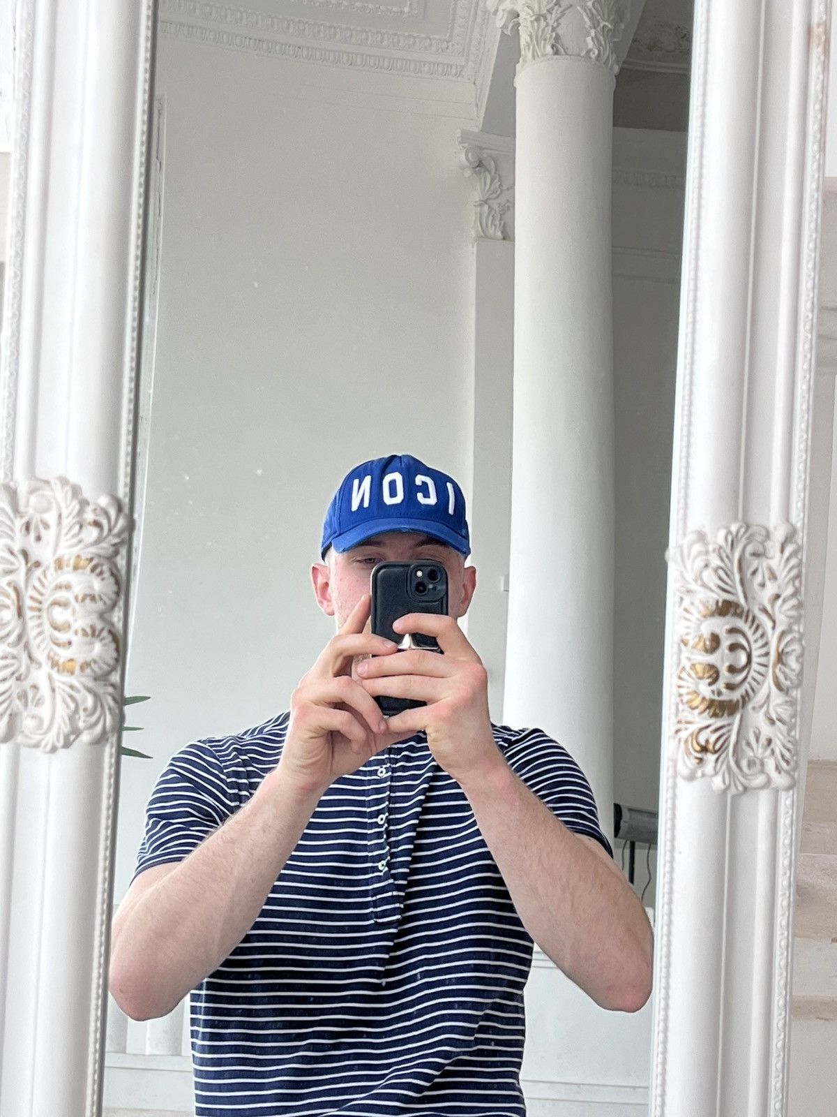 Dsquared2 Vintage Dsquared2 Icon Blue Distressed Cap Big Logo Y2K Size ONE SIZE - 3 Thumbnail