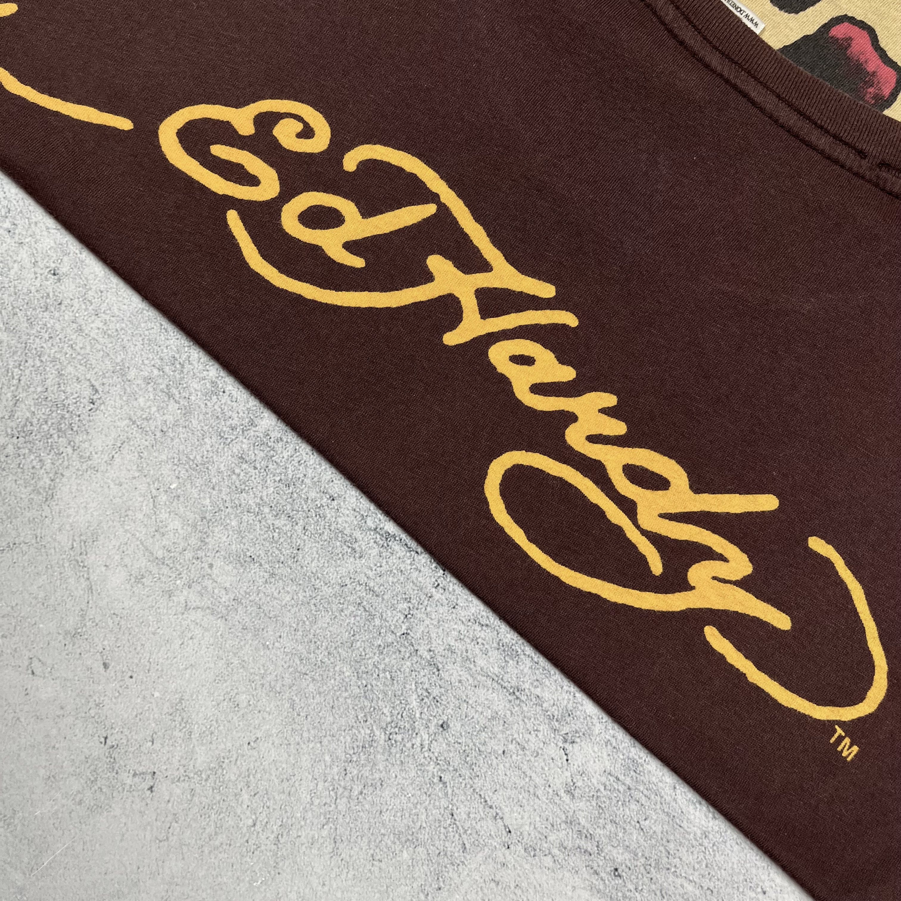 Ed Hardy Vintage Ed Hardy Y2K Skulls Big Logo Brown T Shirt 00’s Size US XL / EU 56 / 4 - 13 Thumbnail
