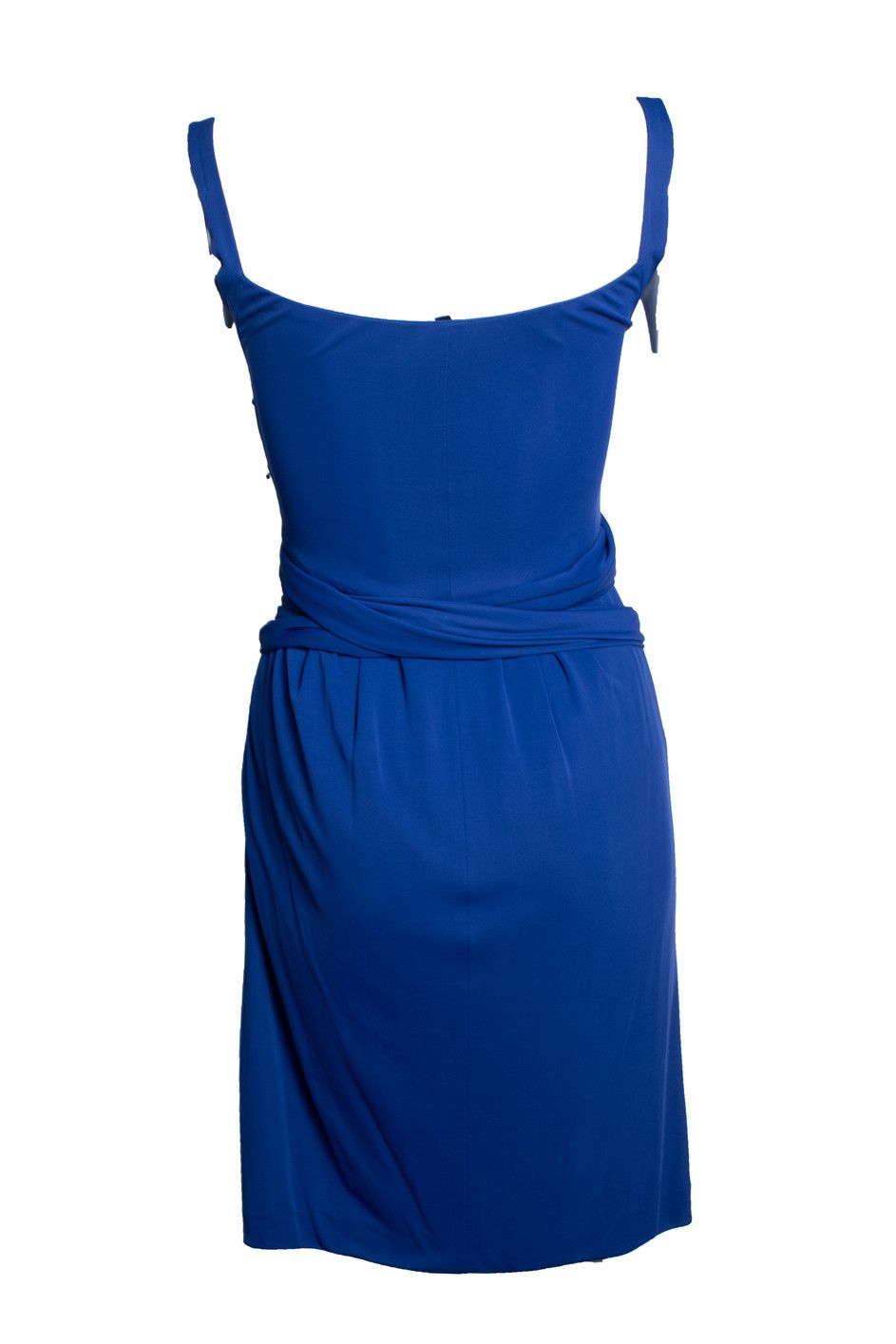 Gucci Gucci, blue dress with wrapbelt Size XS / US 0-2 / IT 36-38 - 2 Thumbnail