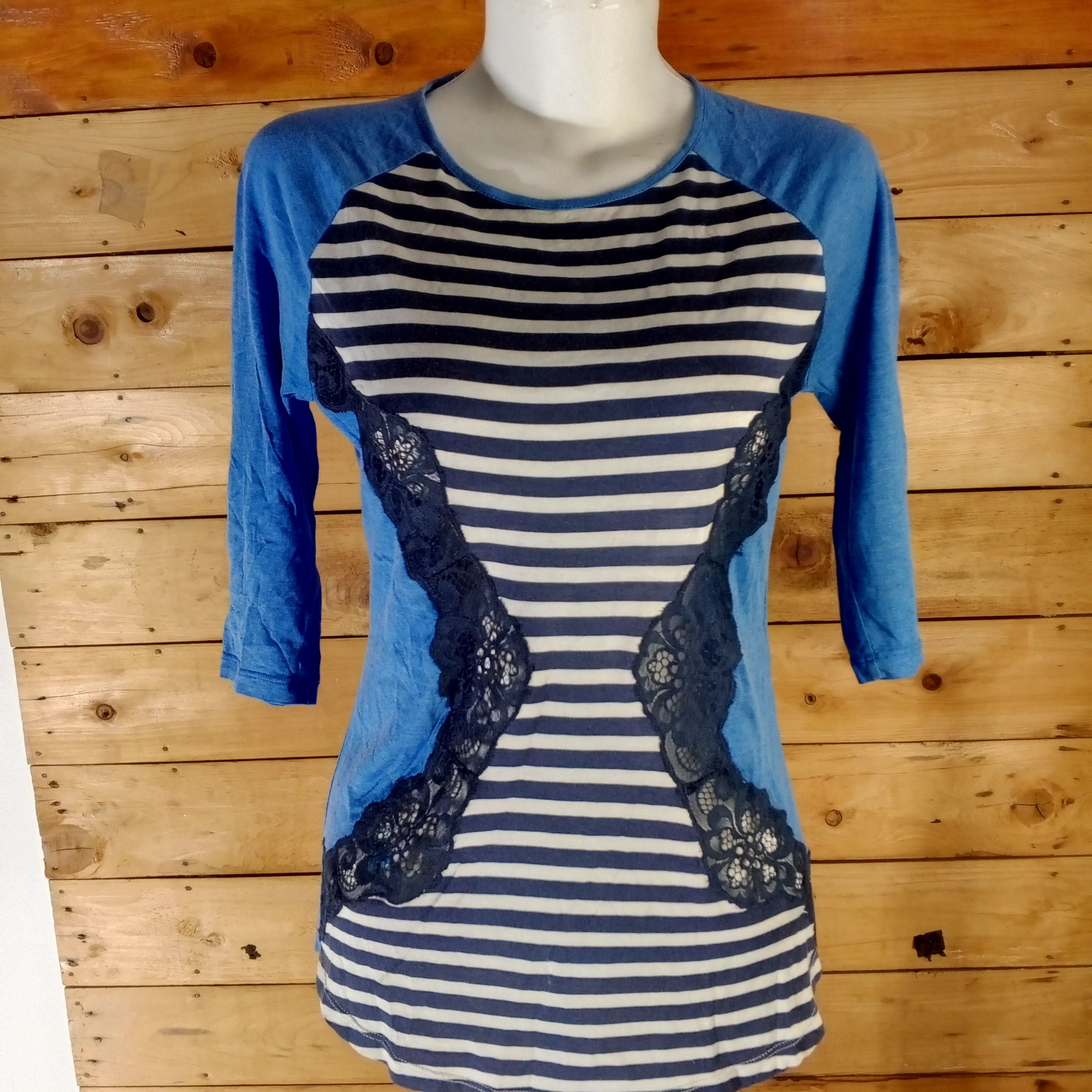 Vintage Stella Mcartney Blue Blouse Tops