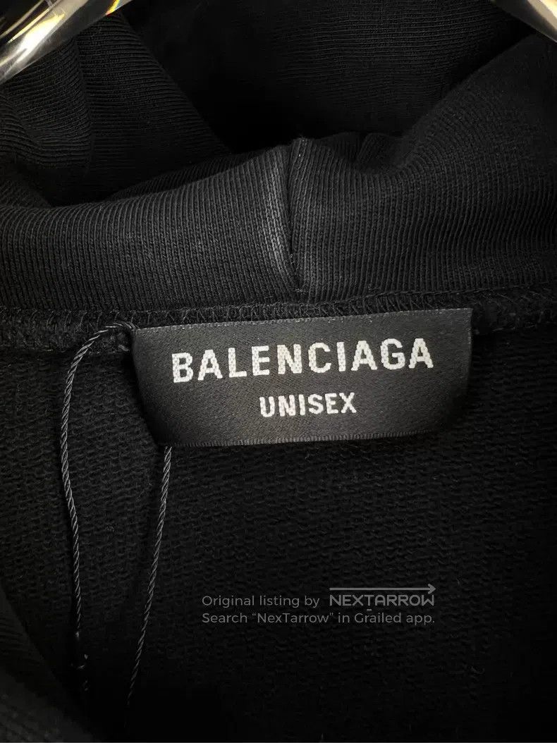 Balenciaga Balenciaga Distressed scissor hooded sweatshirt Size US L / EU 52-54 / 3 - 4 Thumbnail