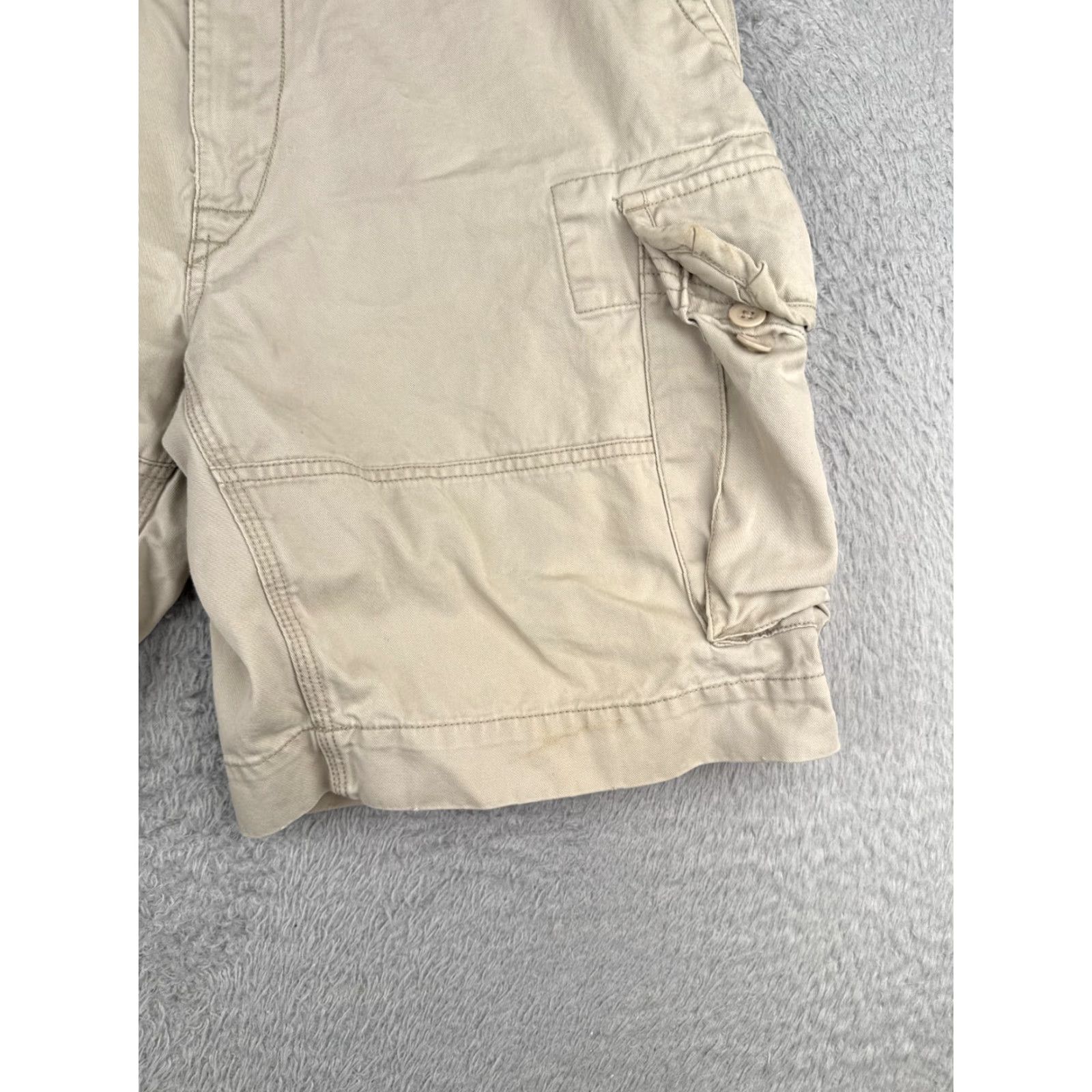 Polo Ralph Lauren Polo Ralph Lauren Cargo Shorts Men 35 Beige 100% Cotton Twill Zip 10in Inseam Mid Rise Regular Fit Boat American Designer Outdoor Casual Workwear Size US S / EU 44-46 / 1 - 2 Thumbnail