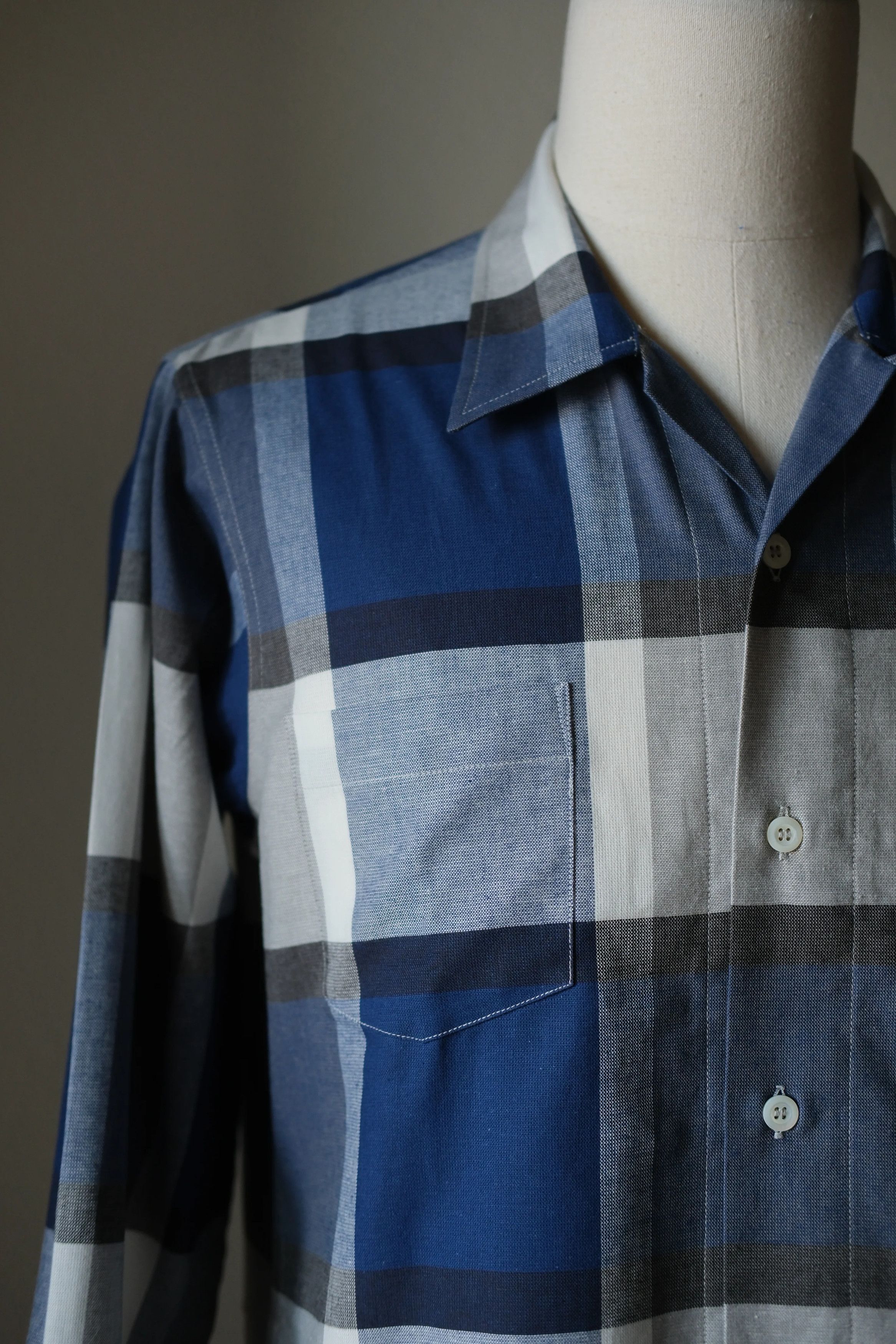 At Last & Co × Butcher Products Block Check Shirt Size US M / EU 48-50 / 2 - 2 Thumbnail