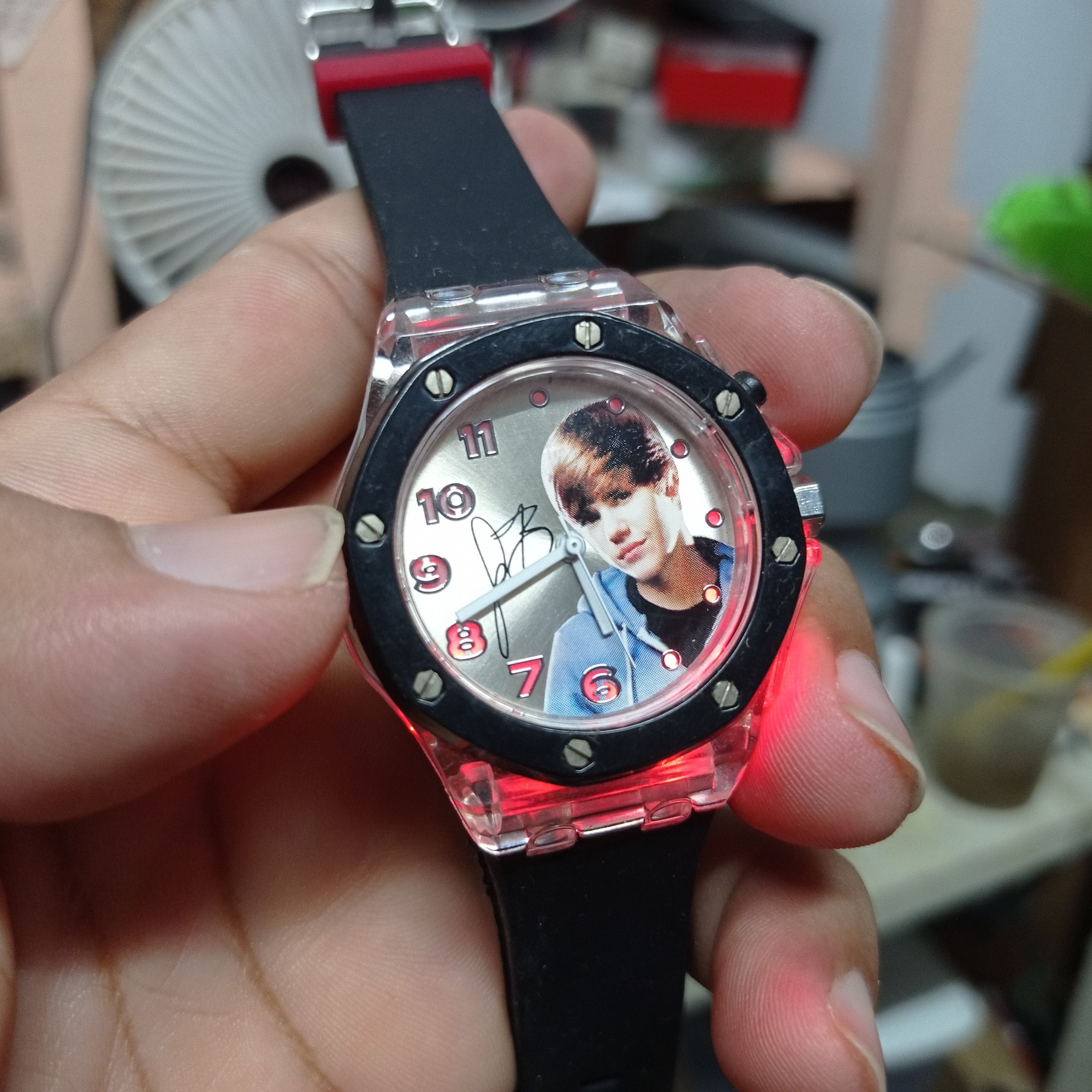 Justin Bieber Special Design Justin Bieber Watch With multi colors Light Size ONE SIZE - 6 Thumbnail