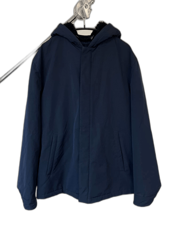 Prada prada black nylon fleece jacket with hood Size US L / EU 52-54 / 3 - 1 Thumbnail