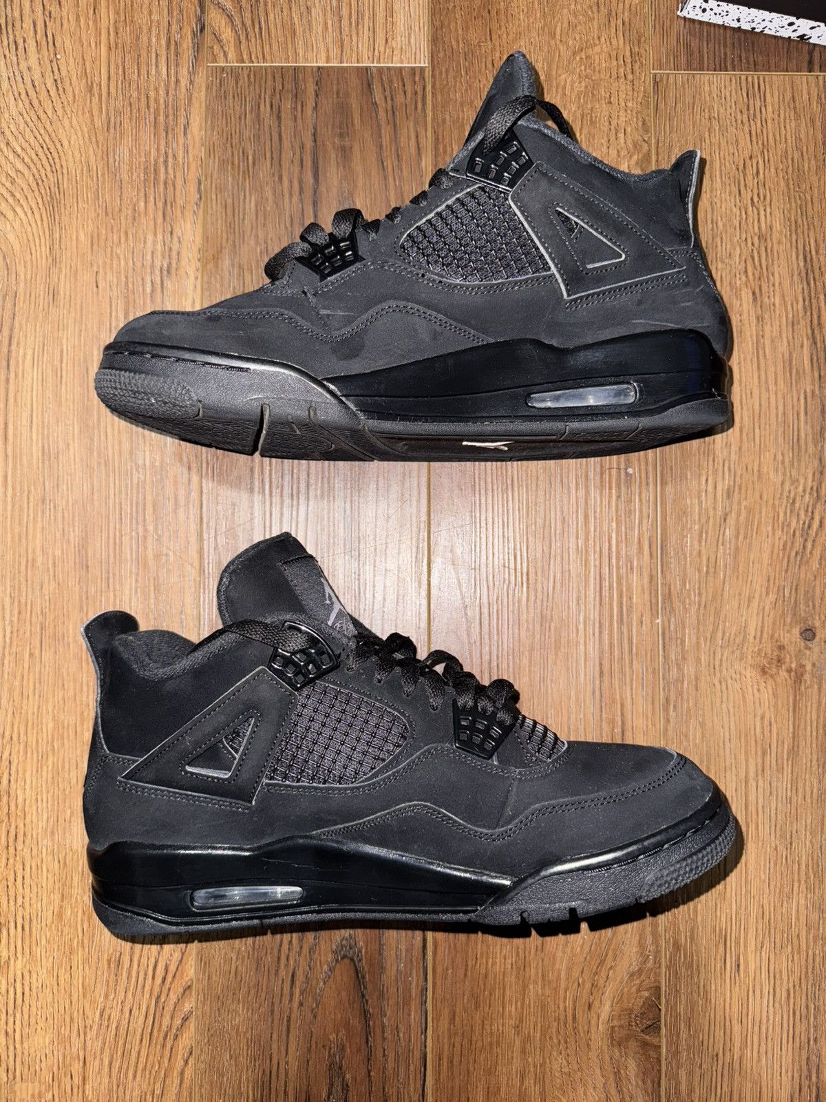 Jordan Brand Air Jordan Retro 4 “Black Cat” 2020 Size US 10 / EU 43 - 2 Thumbnail