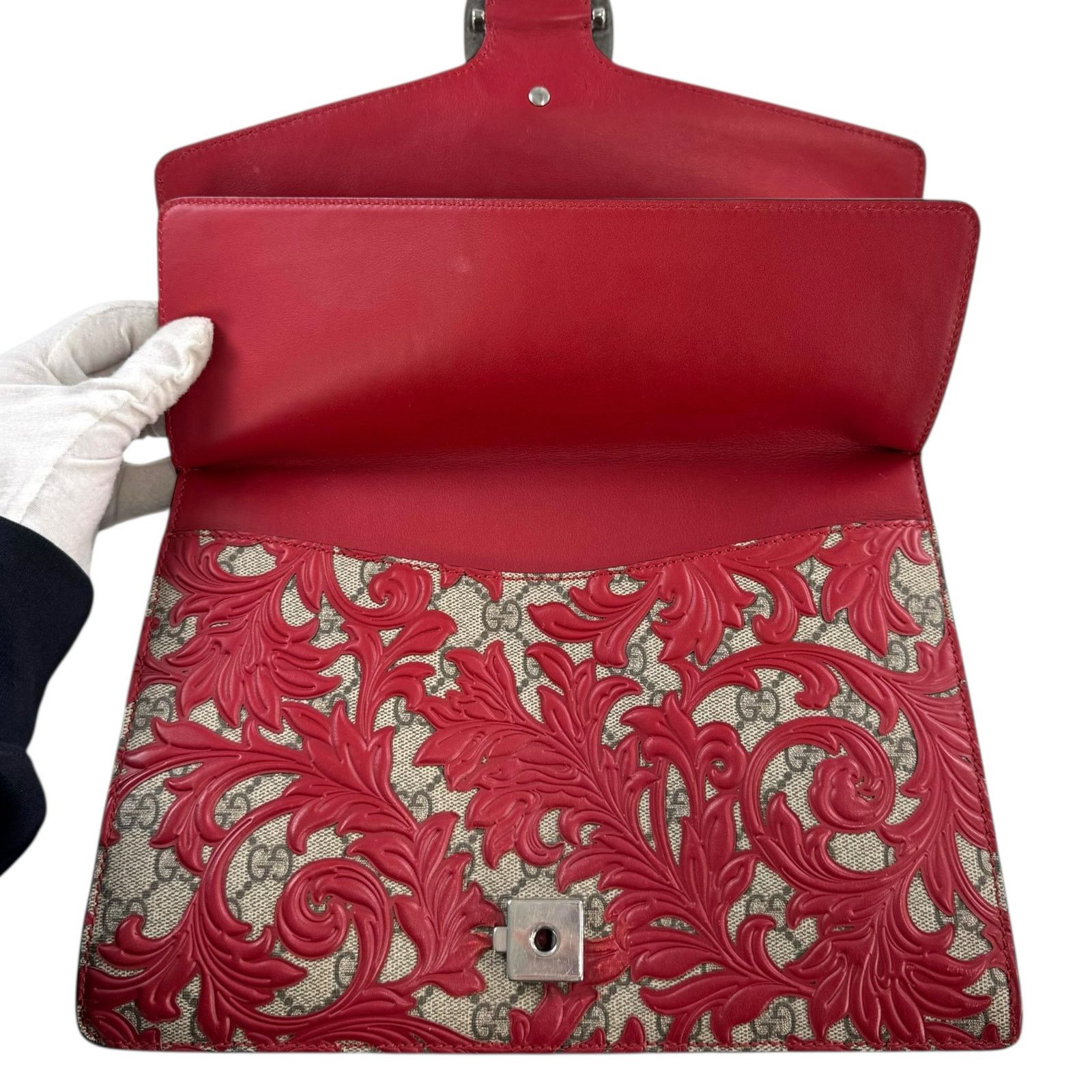 Gucci Gucci Monogram Supreme Arabesque Dionysus Shoulder Bag Size ONE SIZE - 9 Thumbnail