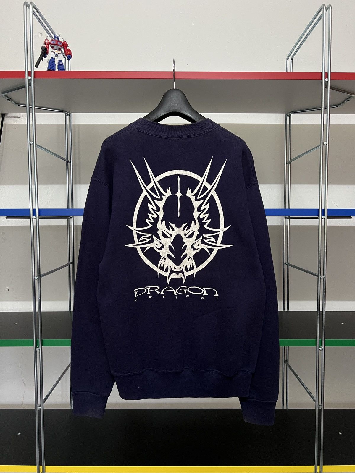 Vintage Vintage 90s Dragon Optical Skates Sweatshirt M Size US M / EU 48-50 / 2 - 1 Thumbnail