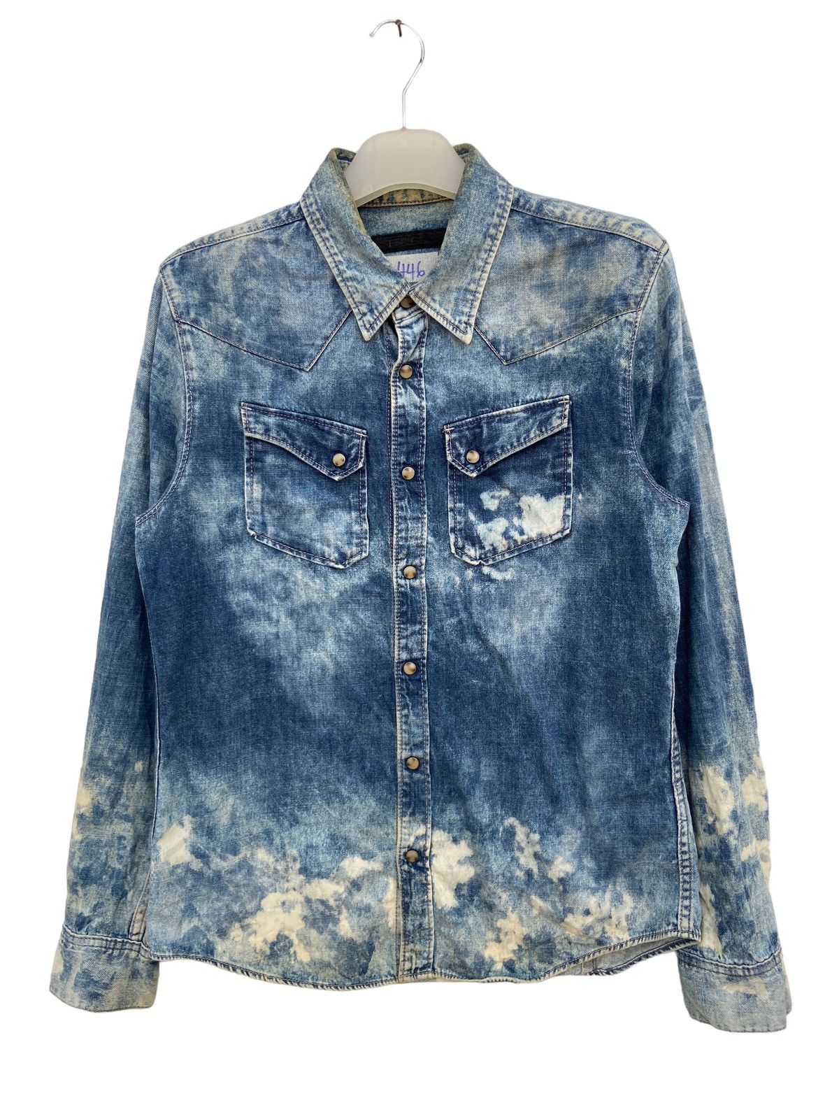 GOSTAR DE FUGA Fuga Acid Wash Western Shirt Size US M / EU 48-50 / 2 - 1 Thumbnail