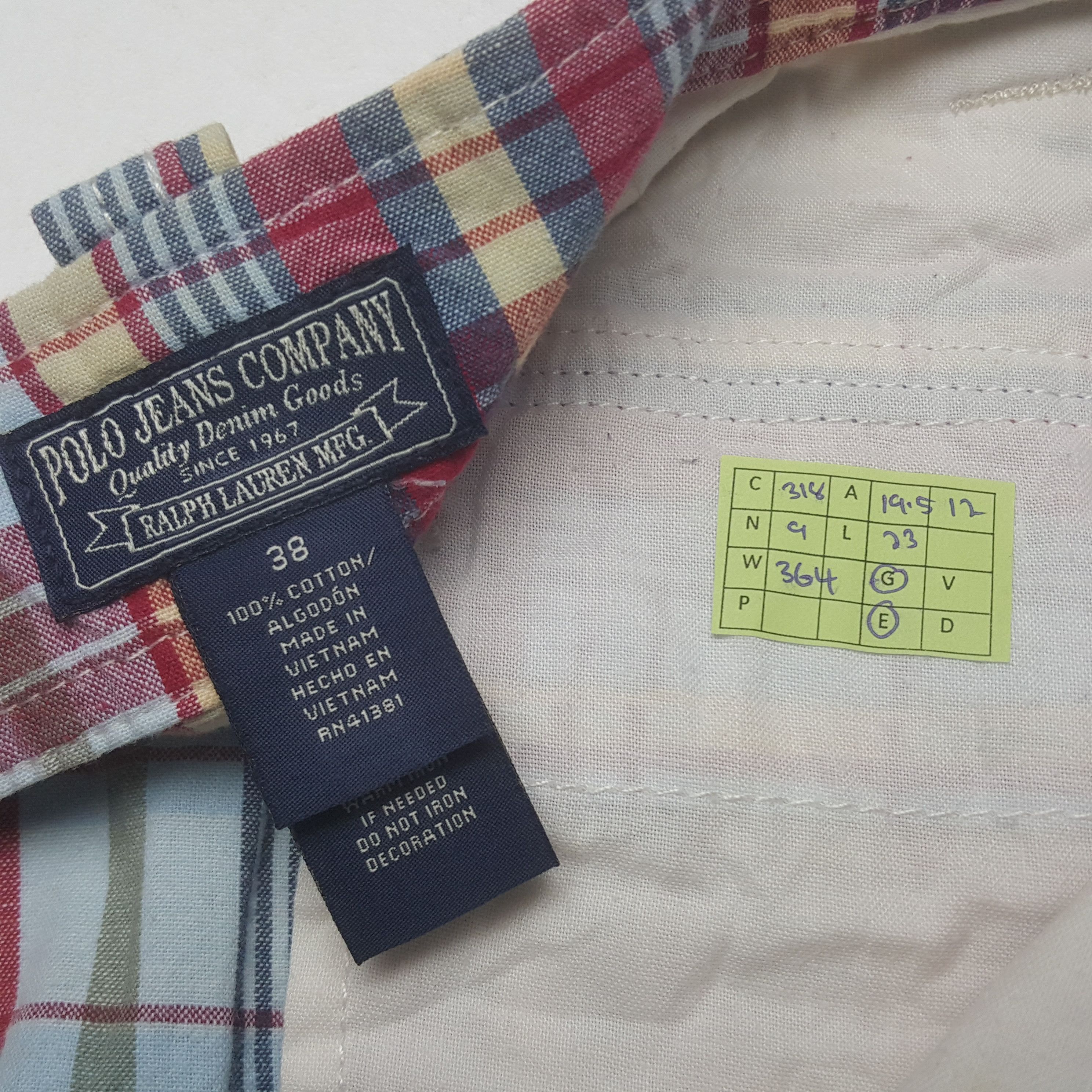 Ralph Lauren Vintage Polo Jeans Company American Short Cargo Pants C318N9 Size US 38 / EU 54 - 6 Thumbnail