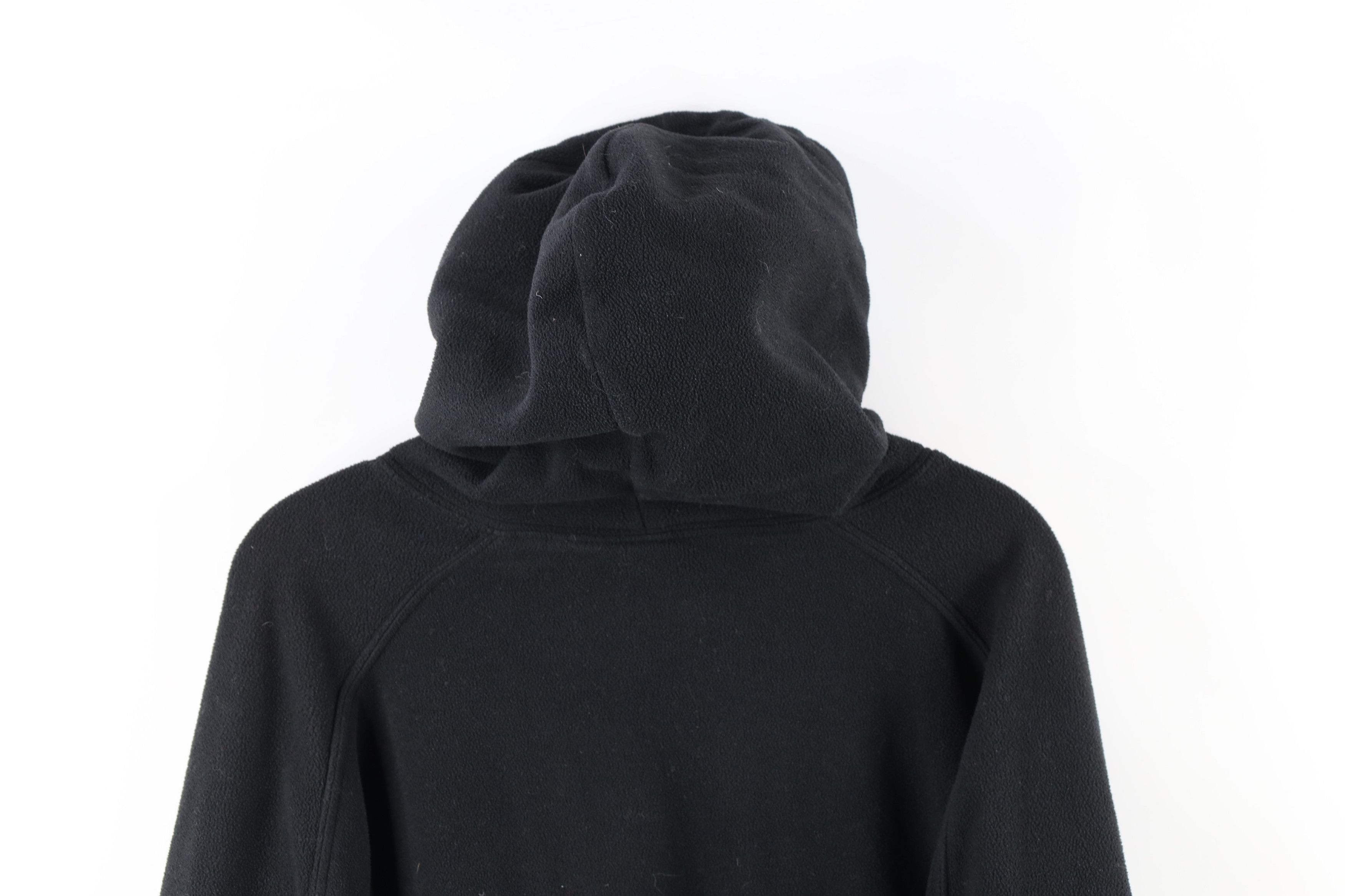 The North Face × Vintage Vintage 90s The North Face Spell Out Fleece Hoodie Black USA Size US L / EU 52-54 / 3 - 9 Thumbnail