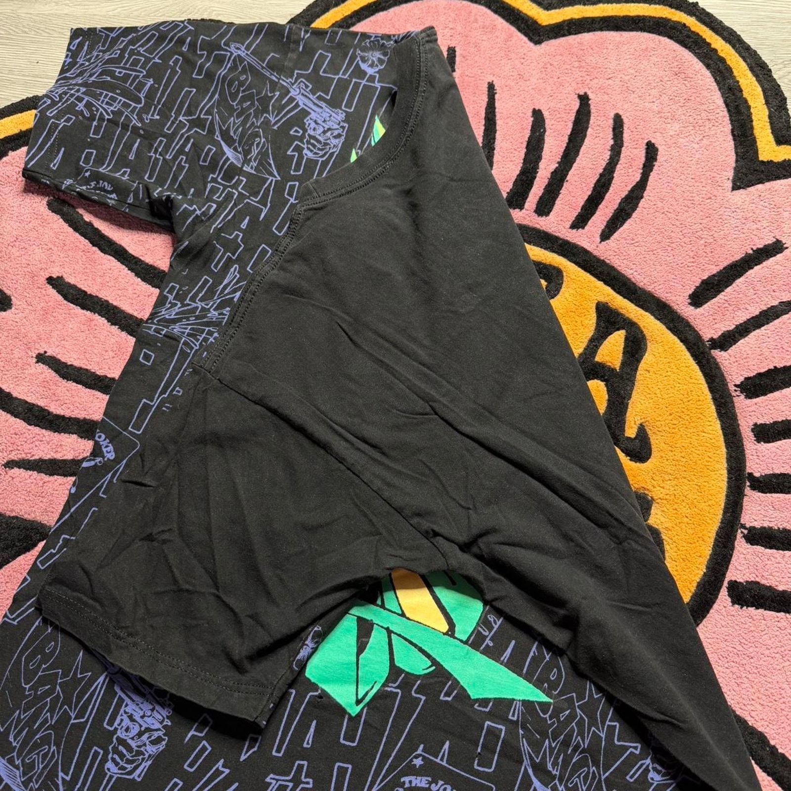 DC Comics × Vintage Vintage 90’s DC Comics Batman’s The Joker Mega Print T-shirt Size US XL / EU 56 / 4 - 7 Thumbnail