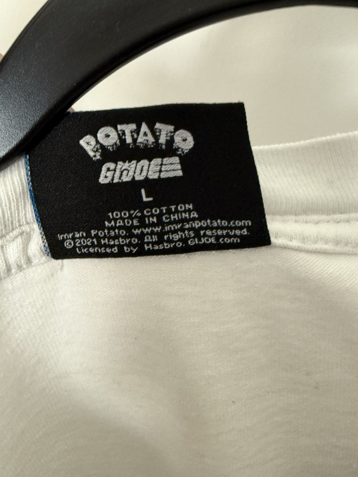 Imran Potato Imran Potato x GI Joe Tee White Large Size US L / EU 52-54 / 3 - 5 Thumbnail