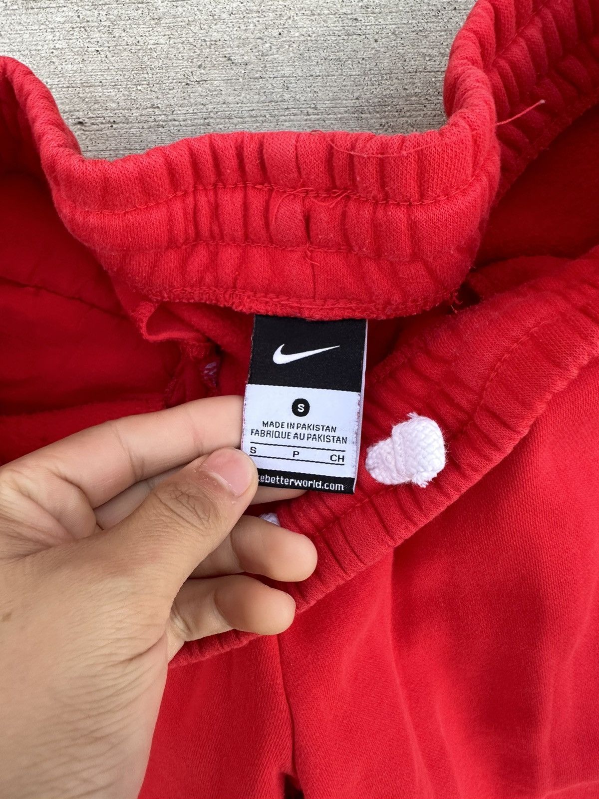 Nike × Vintage Vintage red Nike Y2K Sweatpants Size US 32 / EU 48 - 3 Thumbnail
