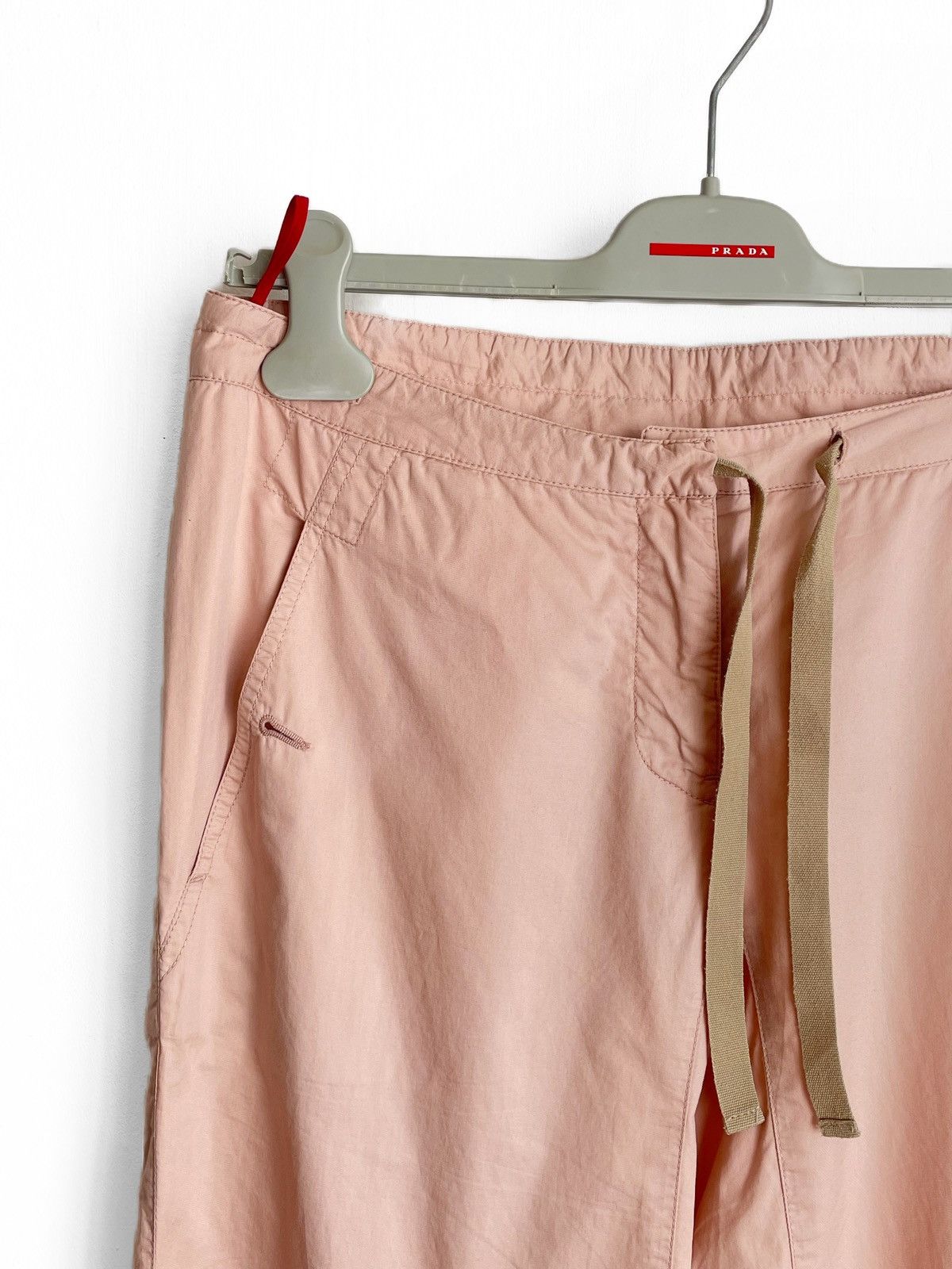 Prada Rare Prada Parachute Zipper Cargo Pants Pink, Size 44 Size 30" / US 8 / IT 44 - 3 Thumbnail