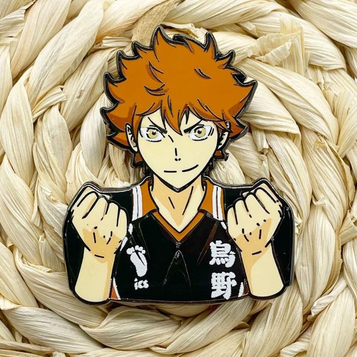 Pins Shōyō Hinata Haikyuu!! HARD Enamel Pins 01 | Grailed