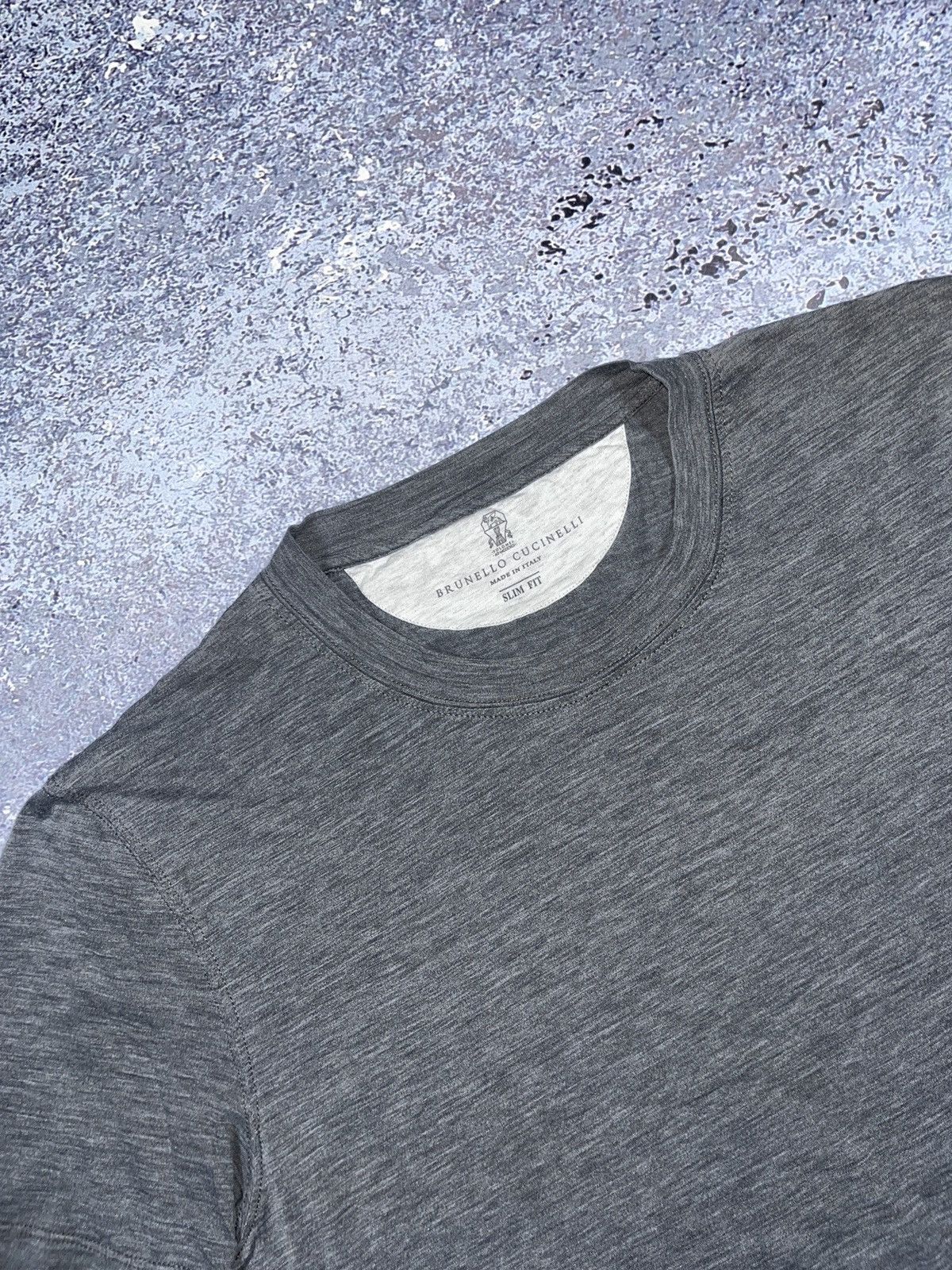Brunello Cucinelli Luxury Brunello Cucinelli Men's T-shirt Silk Made in Italy Size US M / EU 48-50 / 2 - 2 Thumbnail