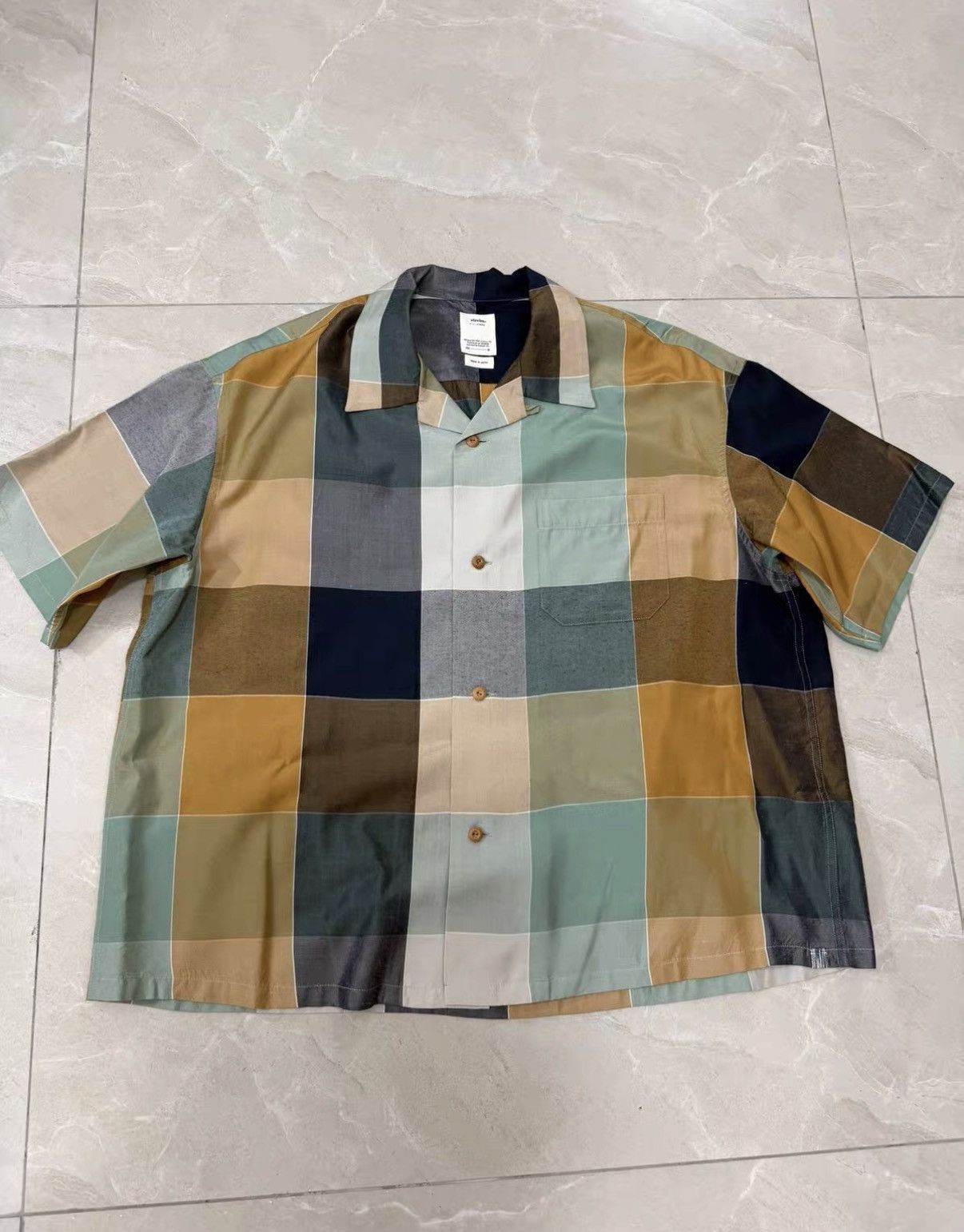 Visvim VISVIM 22SS HARMON SHIRT S/S CHECK J34 Size US S / EU 44-46 / 1 - 1 Thumbnail