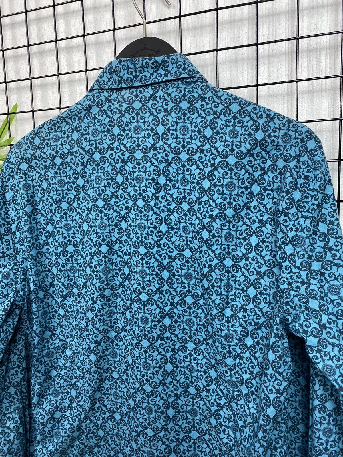 Versace Versace collection All over print shirt Men 16/42 Blue Size US L / EU 52-54 / 3 - 21 Thumbnail