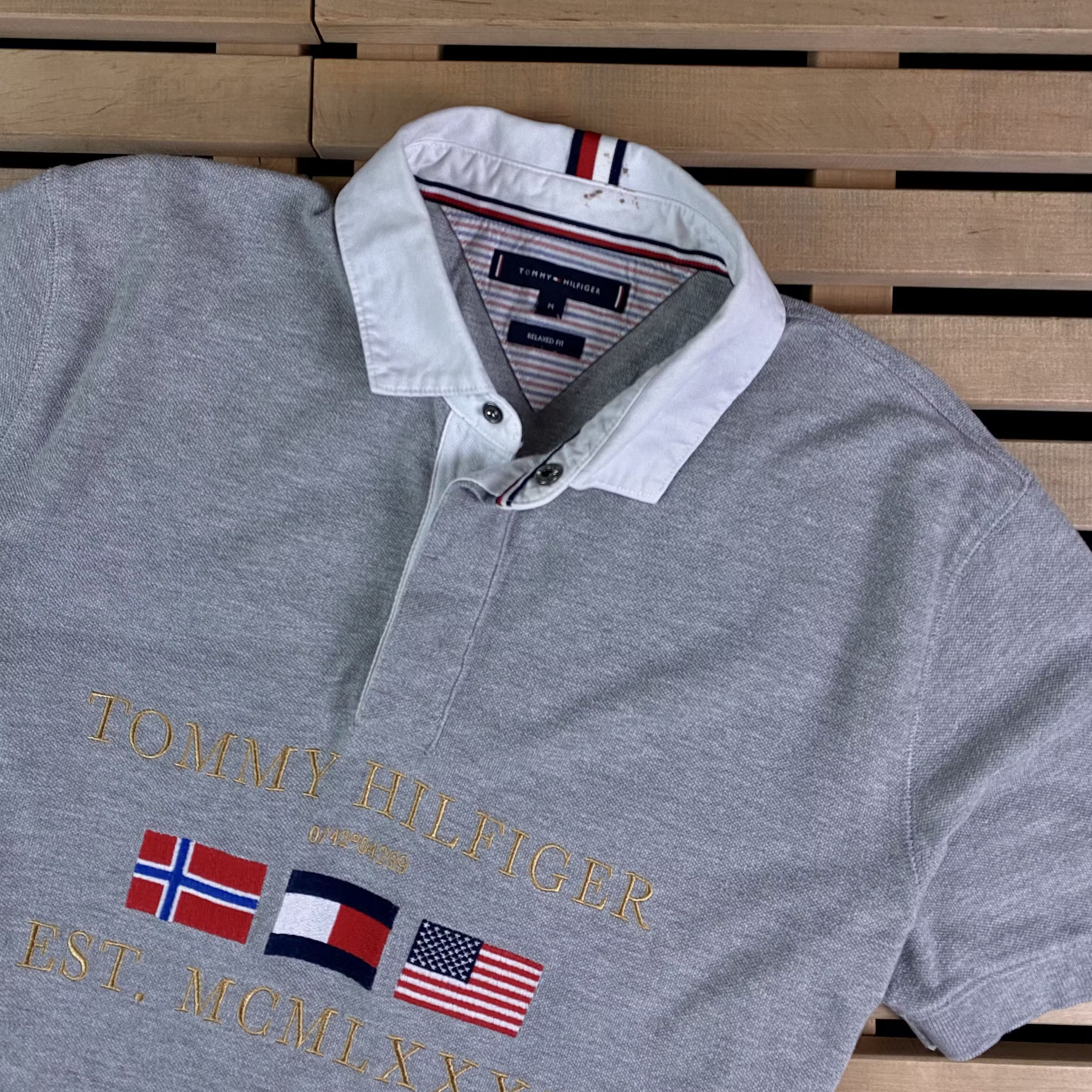 Tommy Hilfiger Mens Polo T-Shirt Big Logo Tommy Hilfiger Size M Size US M / EU 48-50 / 2 - 2 Thumbnail