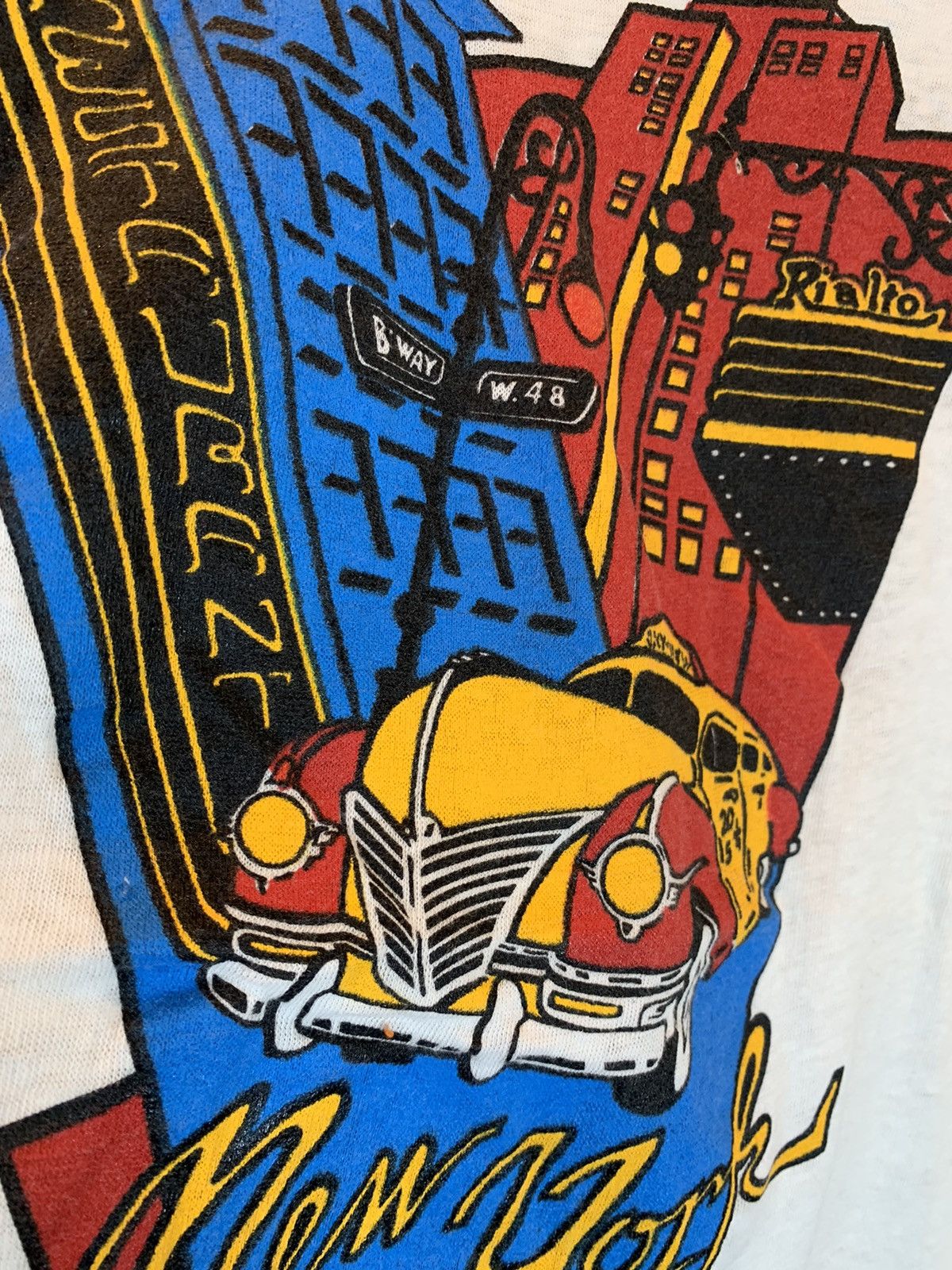 Vintage *RARE* Vintage 70’s New York City Taxi Single Stitch T-Shirt Size US S / EU 44-46 / 1 - 4 Thumbnail