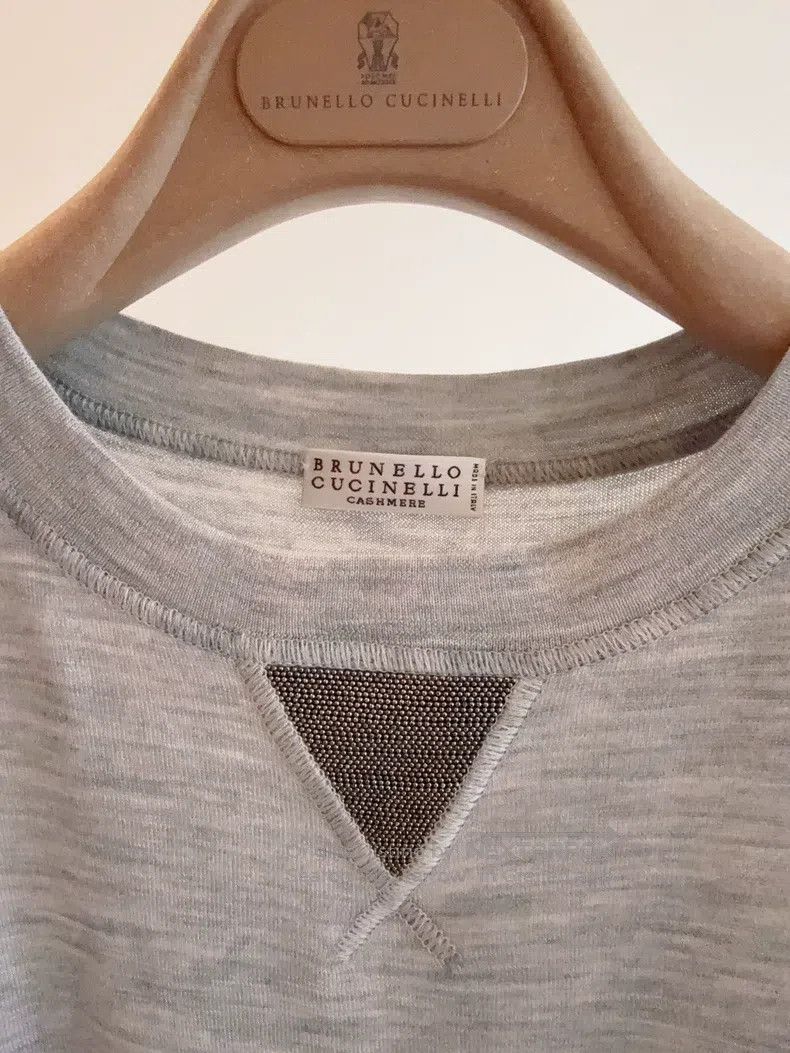 Brunello Cucinelli Brunello Cucinelli Knit crew neck sweater Size M / US 6-8 / IT 42-44 - 6 Thumbnail