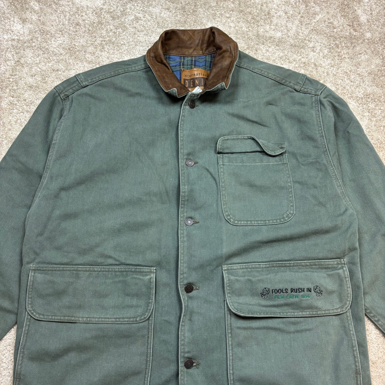 Vintage Rare VTG 1996 Fools Rush In Cast Crew Chore Jacket Men's M Size US M / EU 48-50 / 2 - 3 Thumbnail