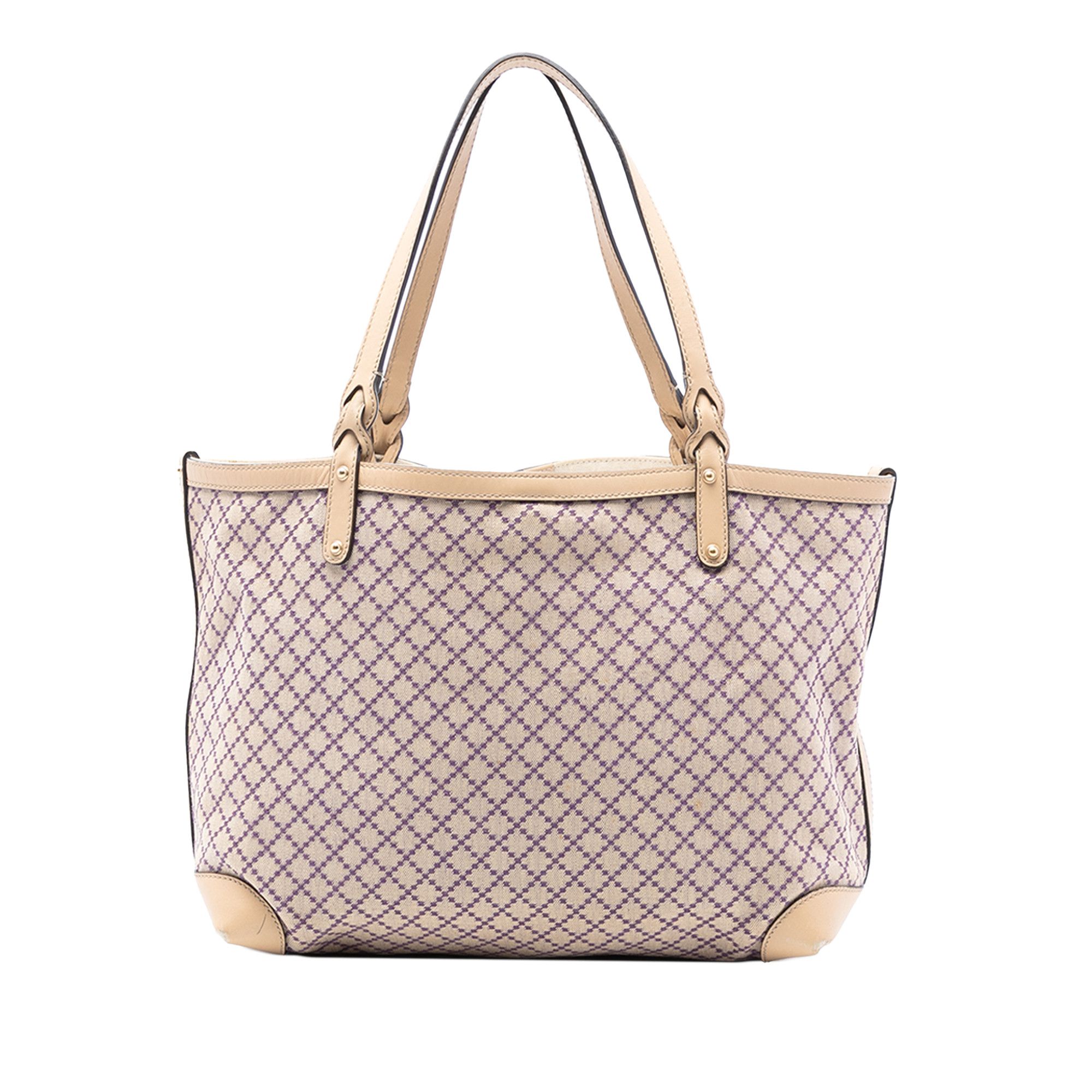 Gucci Gucci Medium Diamante Canvas Craft Tote Size ONE SIZE - 1 Thumbnail
