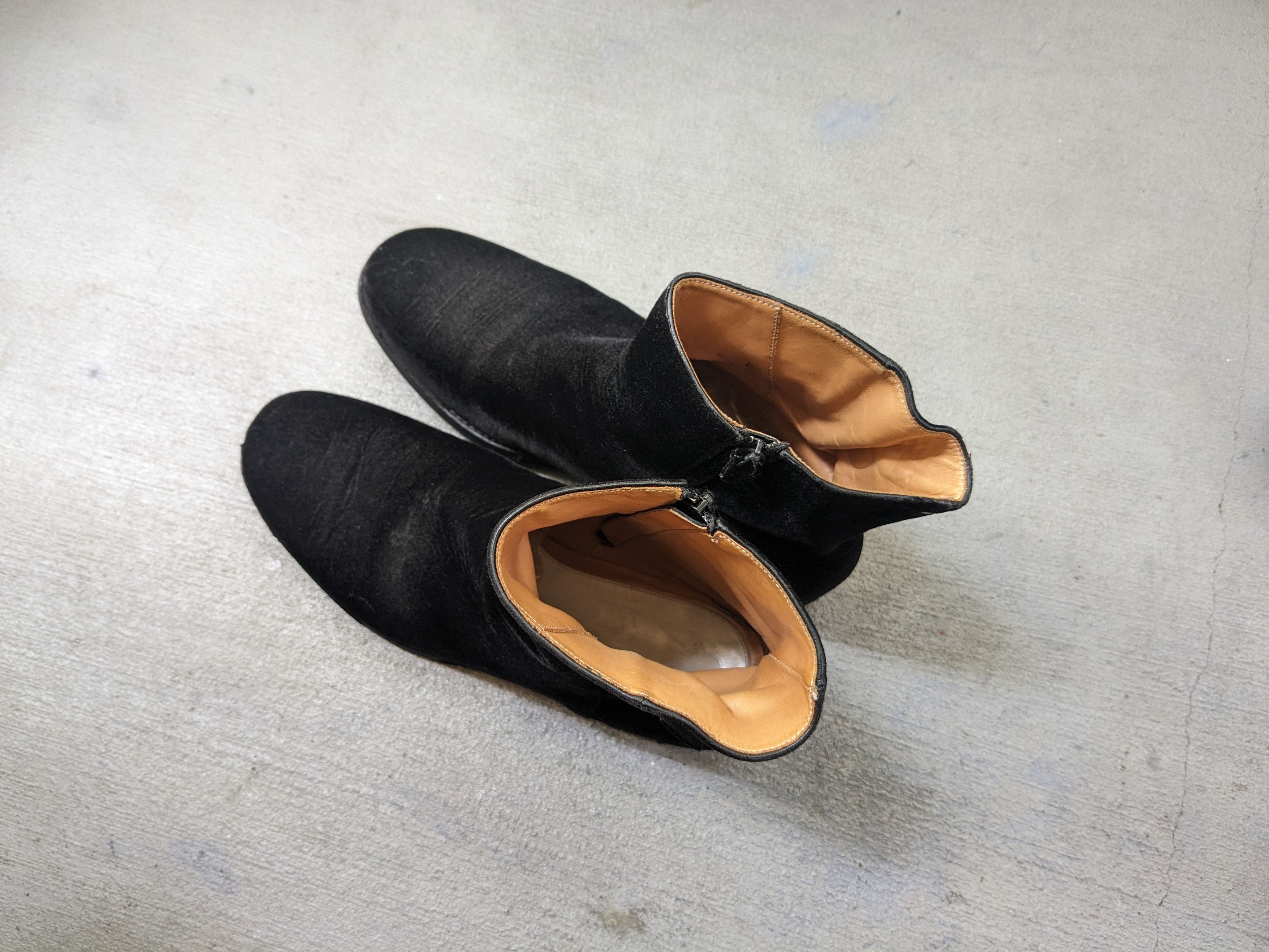 Maison Margiela Maison Margiela Side Zip Boots Black 8 41 Felt Leather Size US 8 / EU 41 - 12 Thumbnail