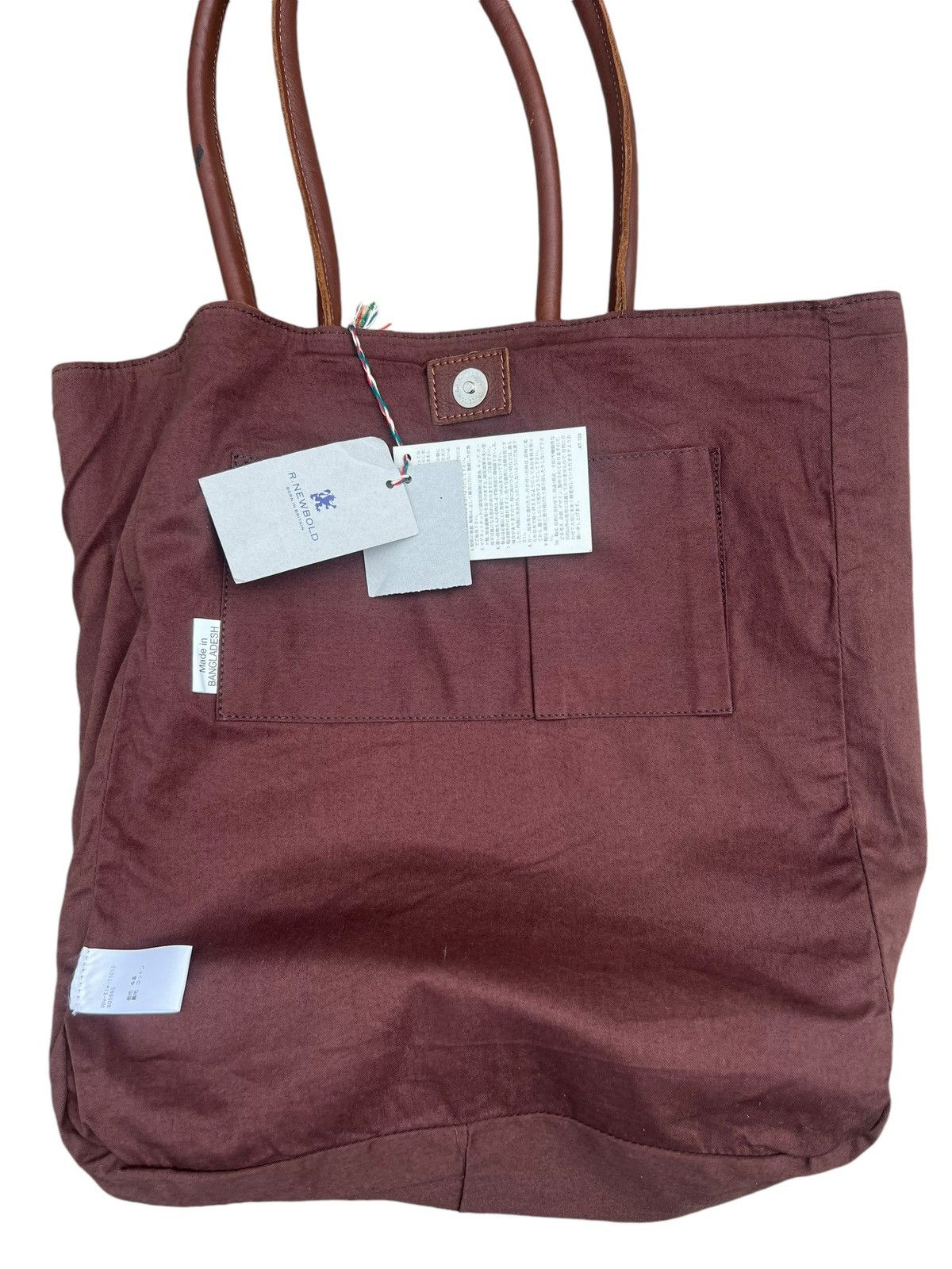 Leather R. Newbold Cowhide Leather Tote Bag Size ONE SIZE - 19 Thumbnail