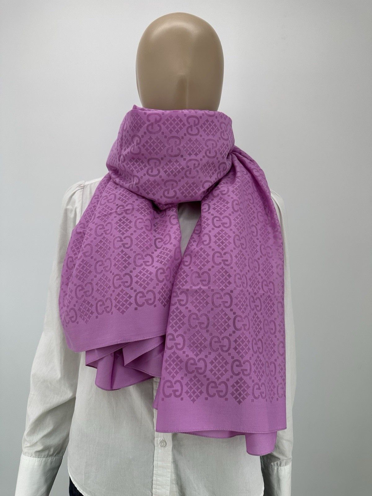 Gucci New Gucci Scarves 120x180cm Silk / Cotton Size ONE SIZE - 2 Thumbnail